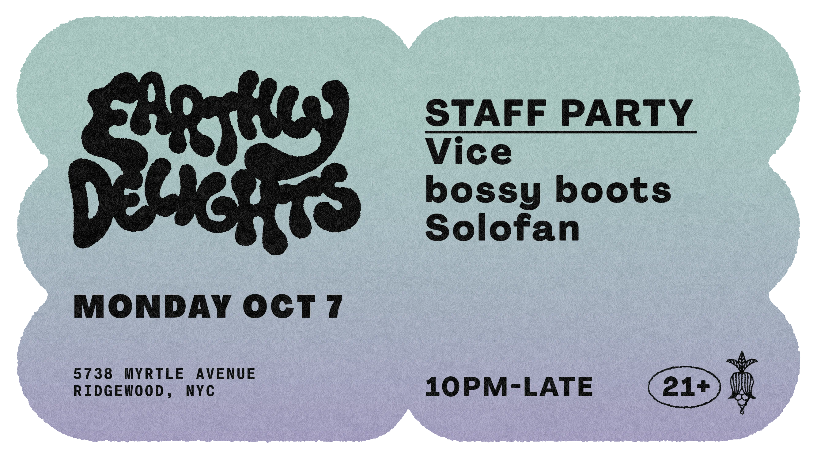 Staff Party | Vice, Bossy Boots, Solofan