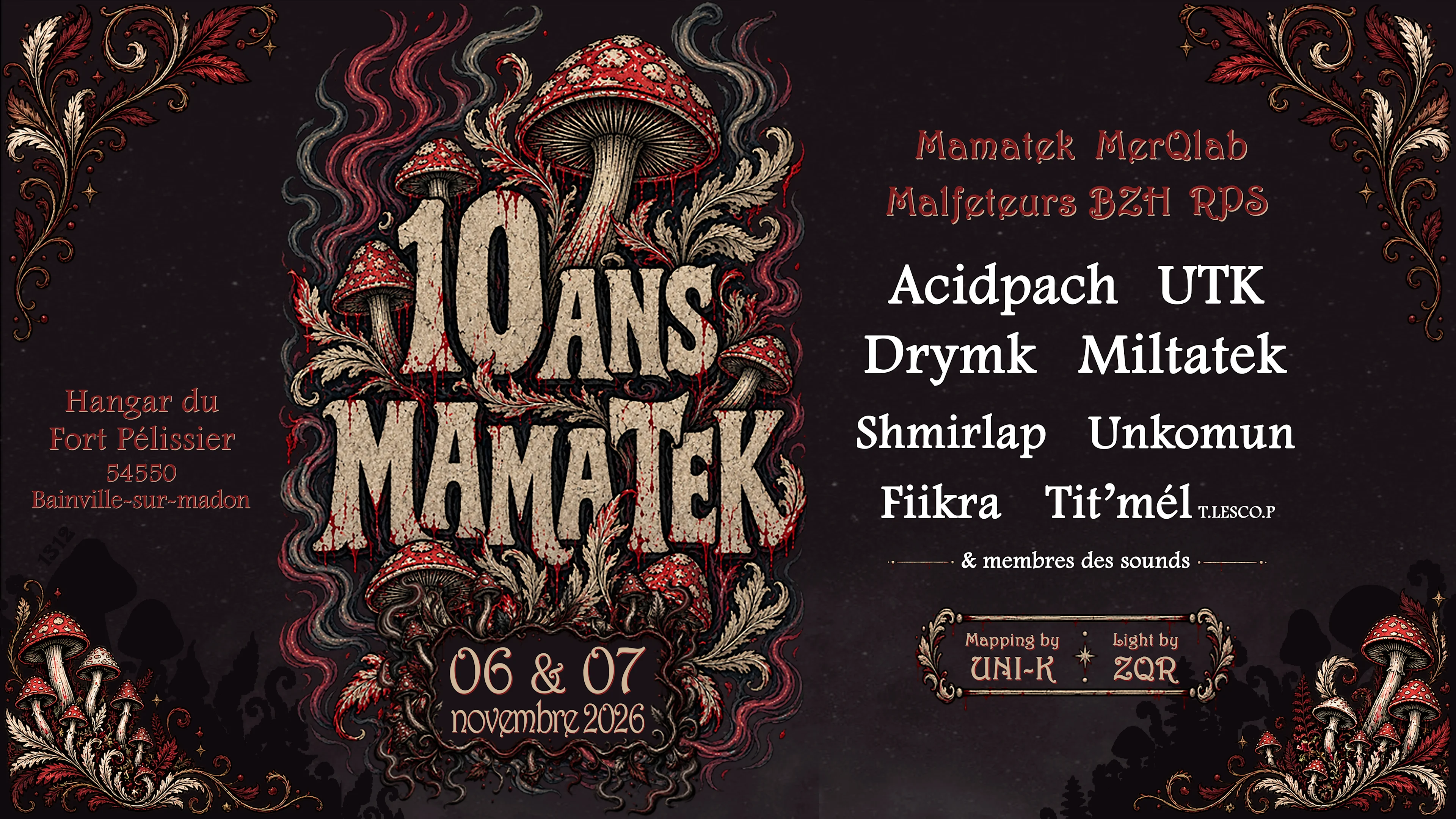 10 Ans Mamatek - Ft Merqlab/Malfeteurs Bzh/Rps