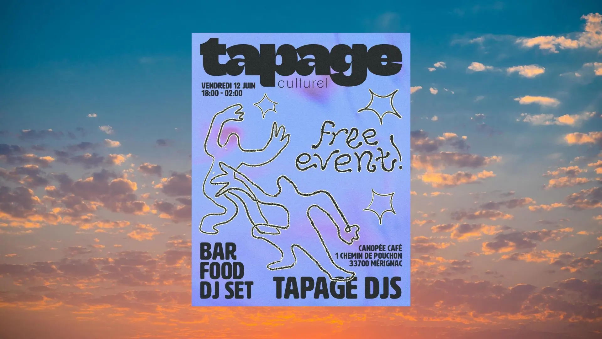 Tapage Culturel @Canopée Café Rooftop