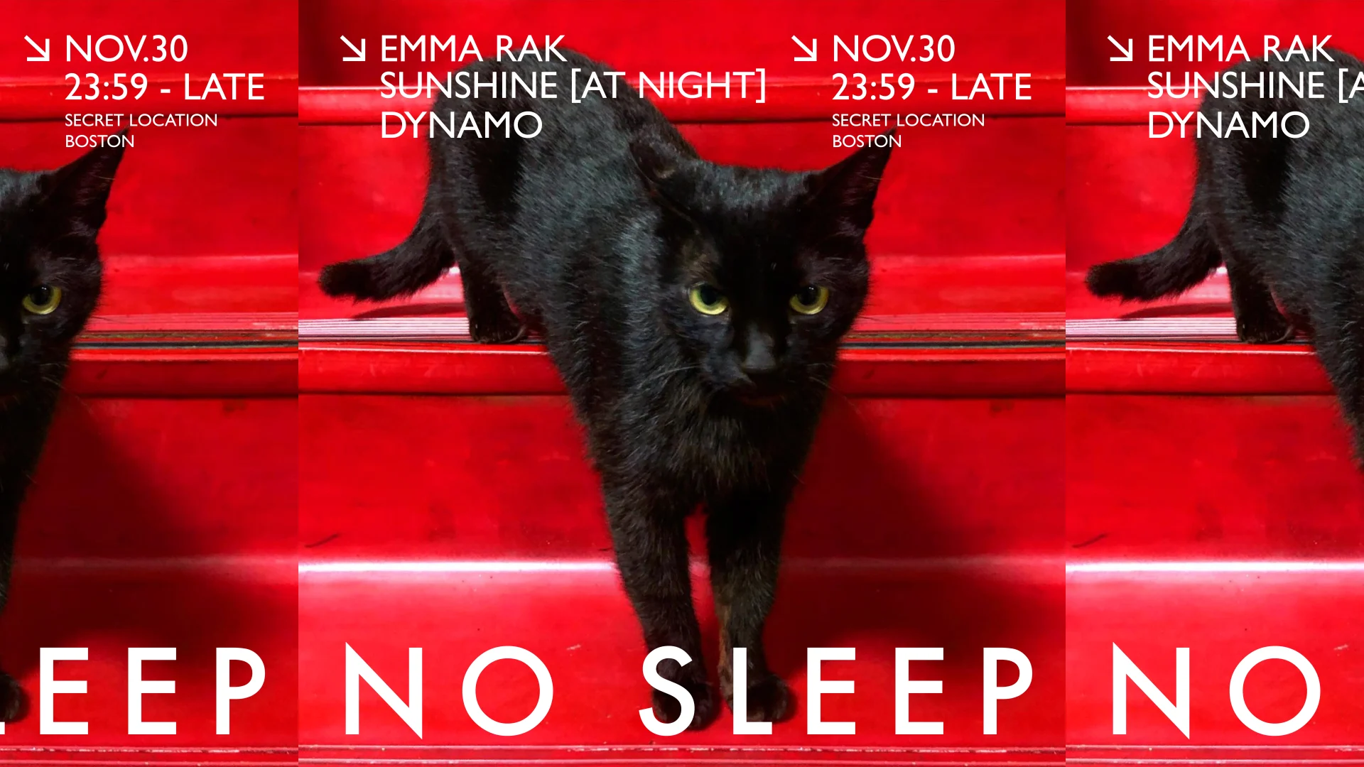 No Sleep: Emma Rak, Sunshine [At Night] (Live), Dynamo