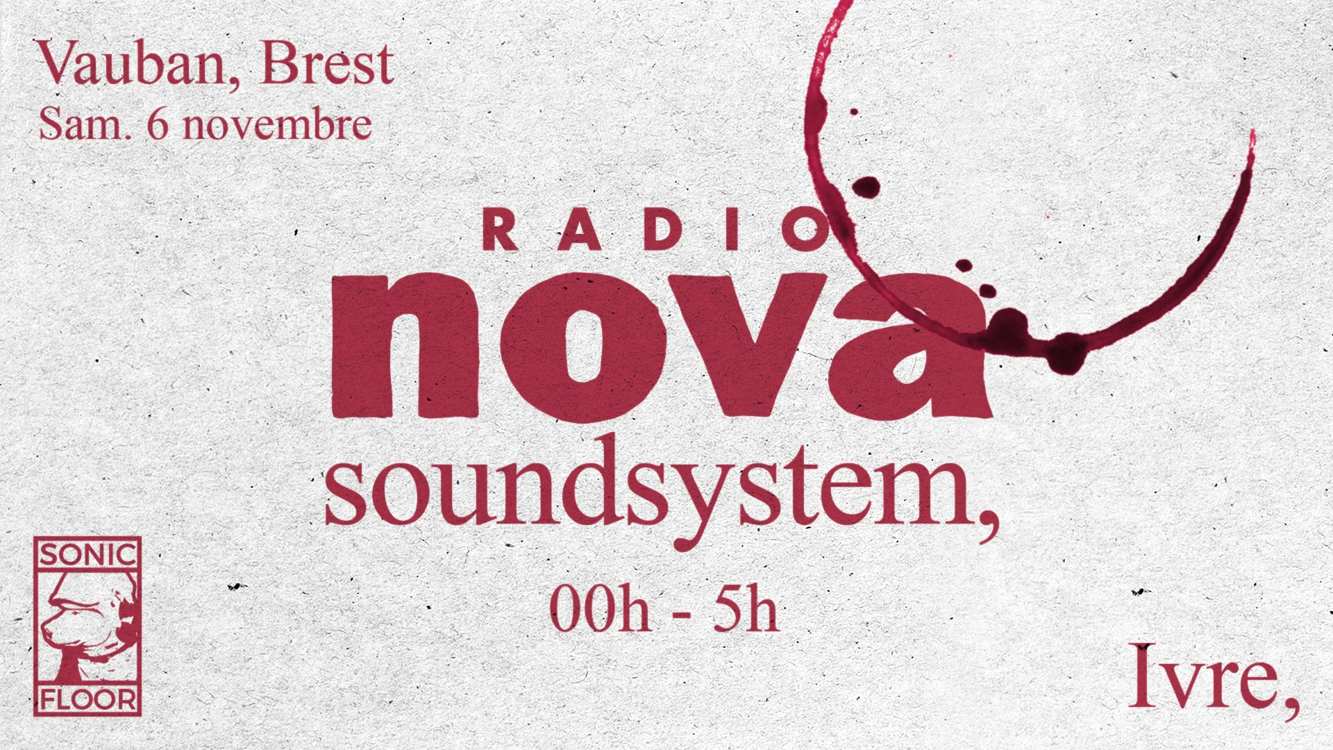 Ivre, : Radio Nova Soundsystem All Night Long