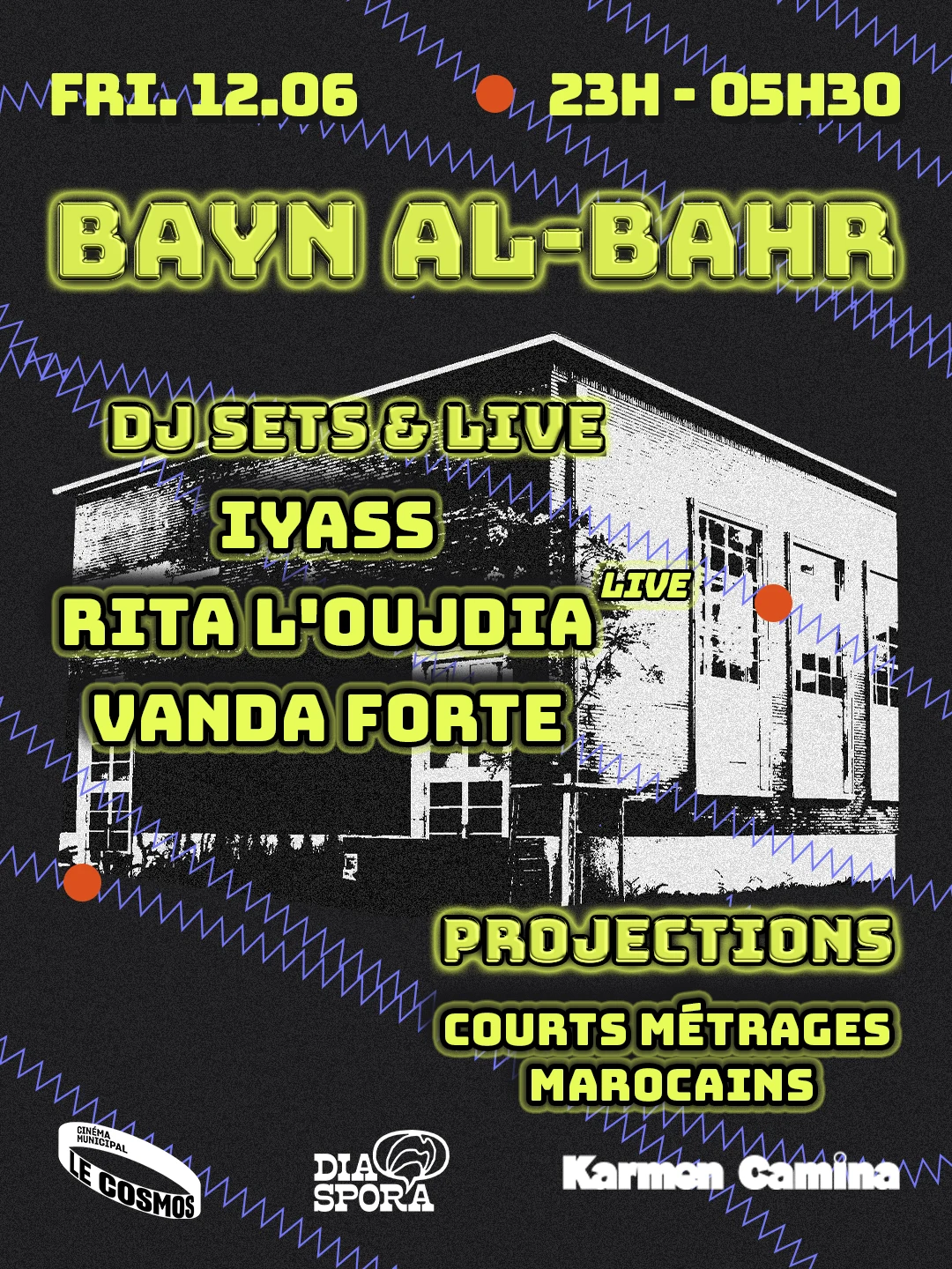 Bayn Al-Bahr : Projections + Dj [Rita L'oujdia (Live) &+]