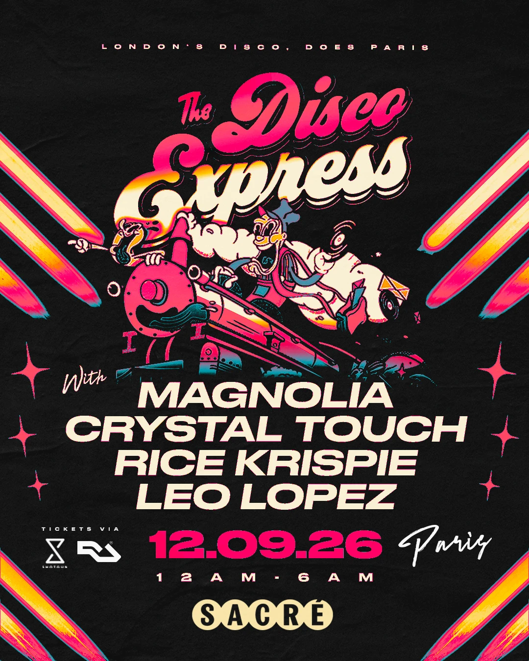 Sacré Présente : The Disco Express