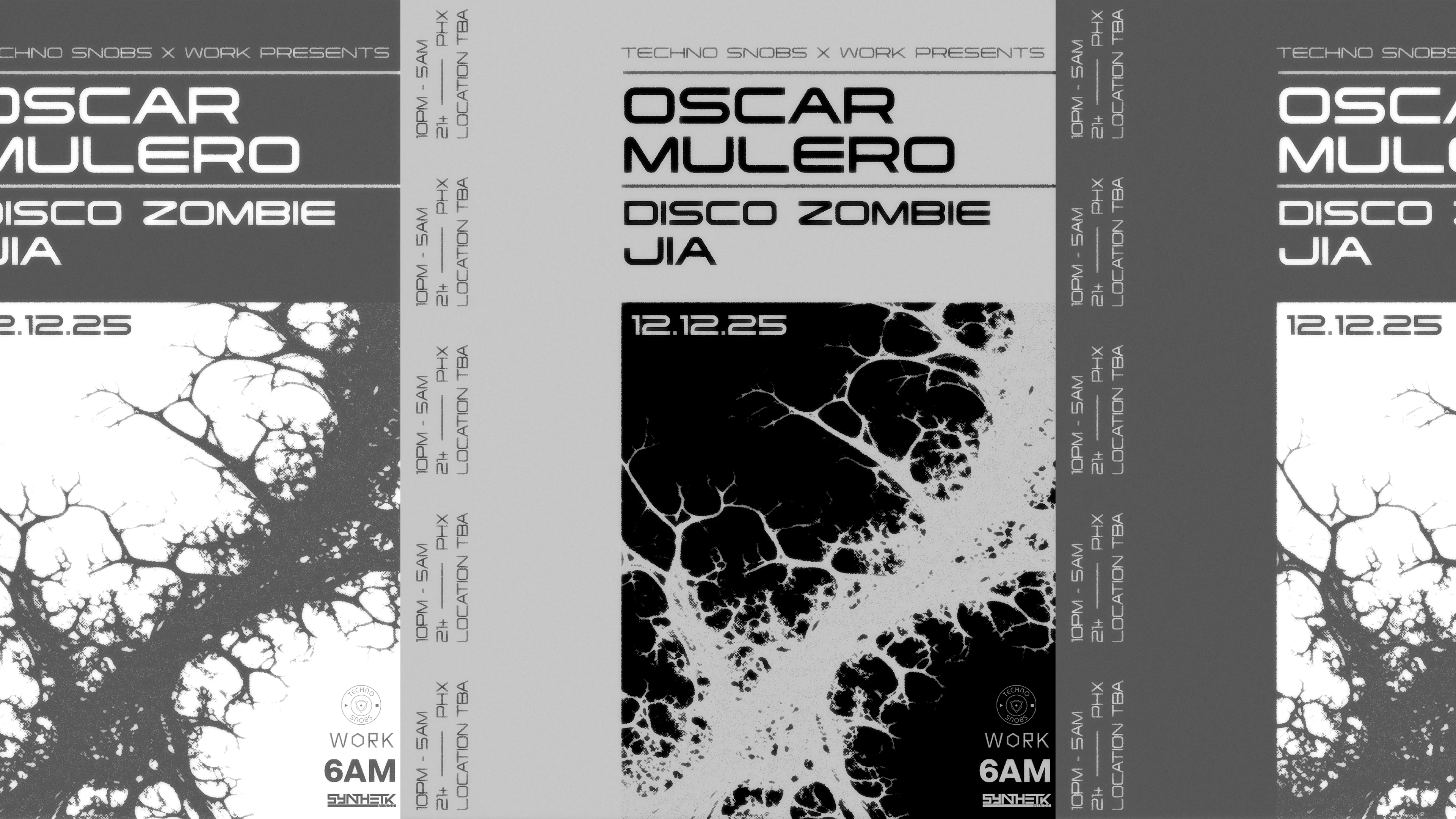Techno Snobs X Work Presents: Oscar Mulero