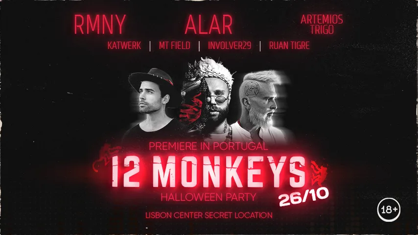 12 Monkeys Halloween Premier In Lisbon
