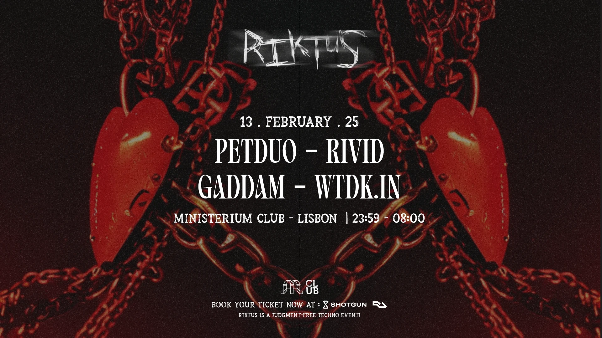 Riktus Valentine's With Petduo (Br), Rivid (Cz) And More!