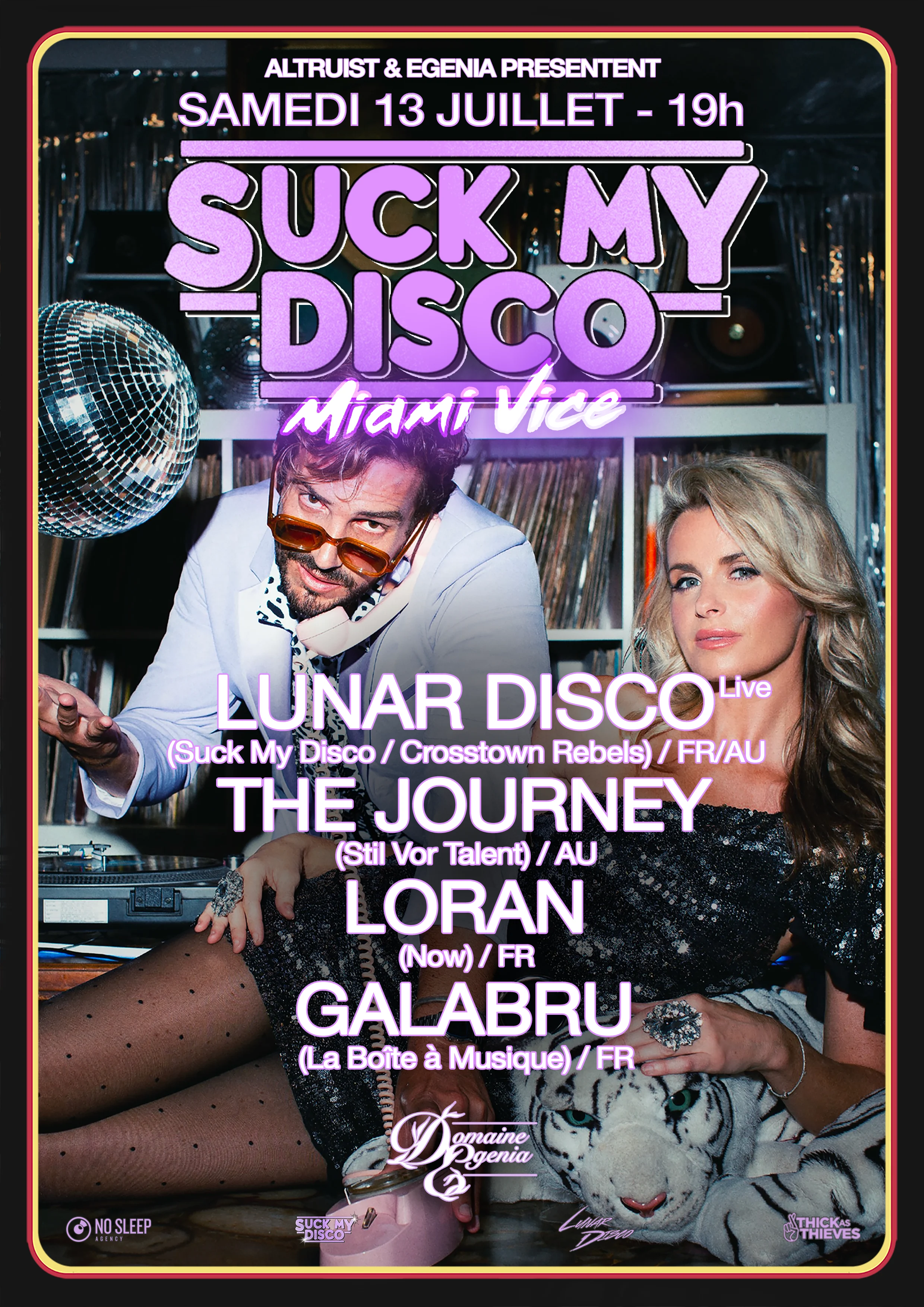 Suck My Disco "Miami Vice" W/ Lunar Disco & More