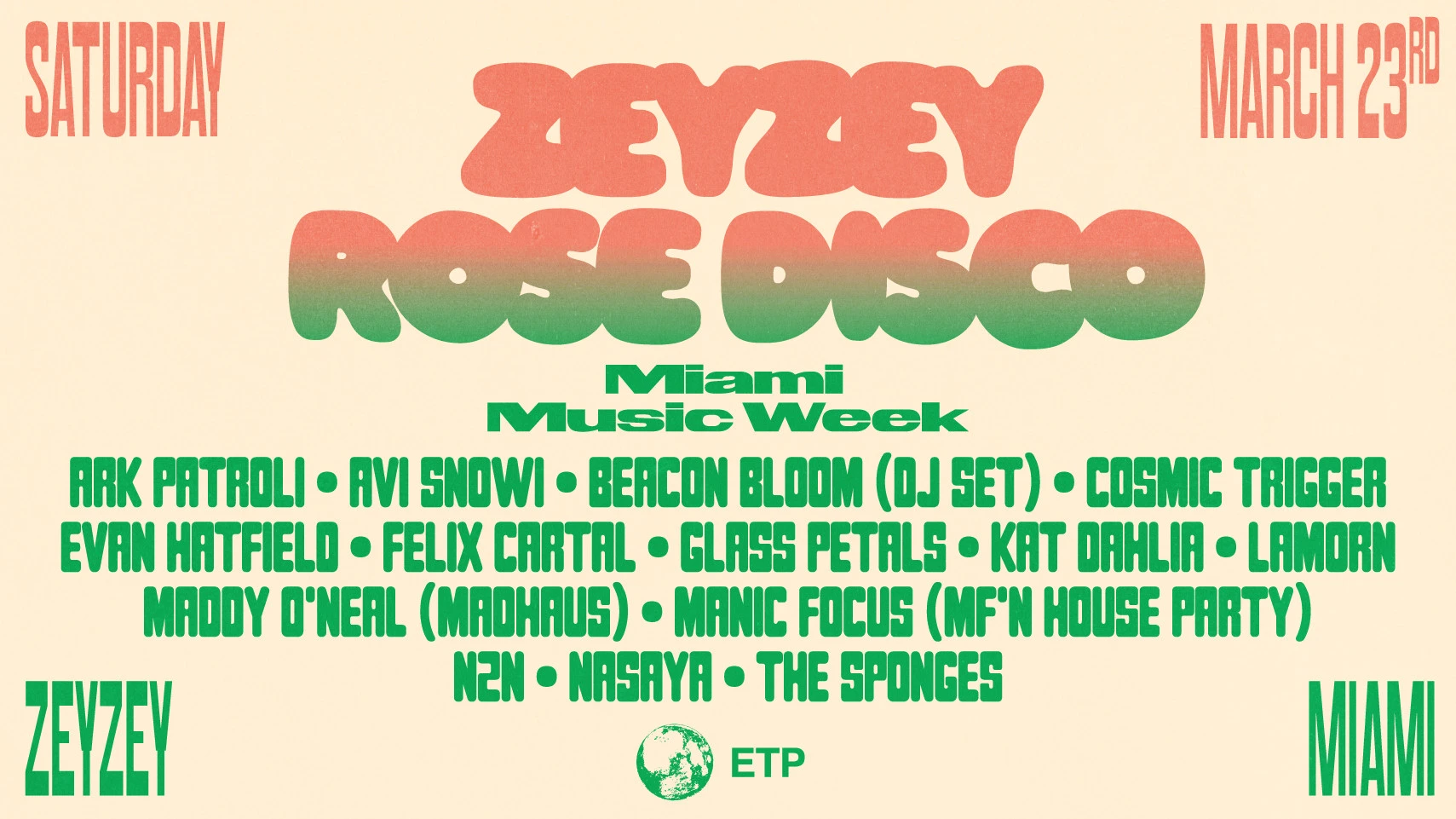 Zeyzey Rose Disco Ft Manic Focus, Maddy O’Neal, Felix Cartal