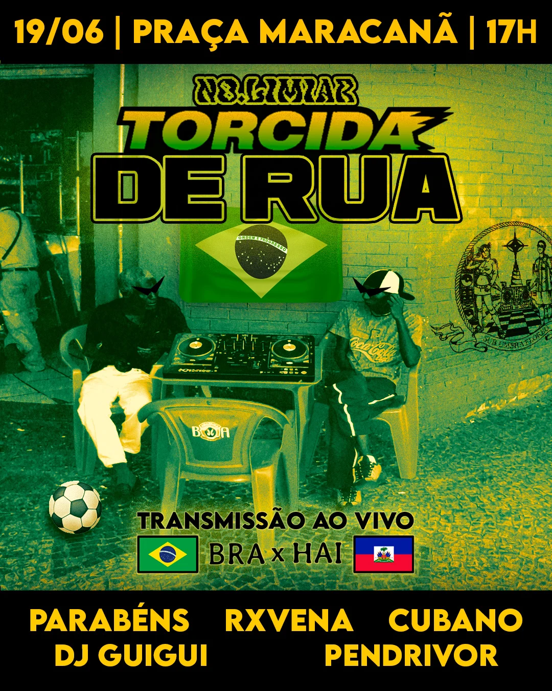 No Limiar Convida Para: Torcida De Rua
