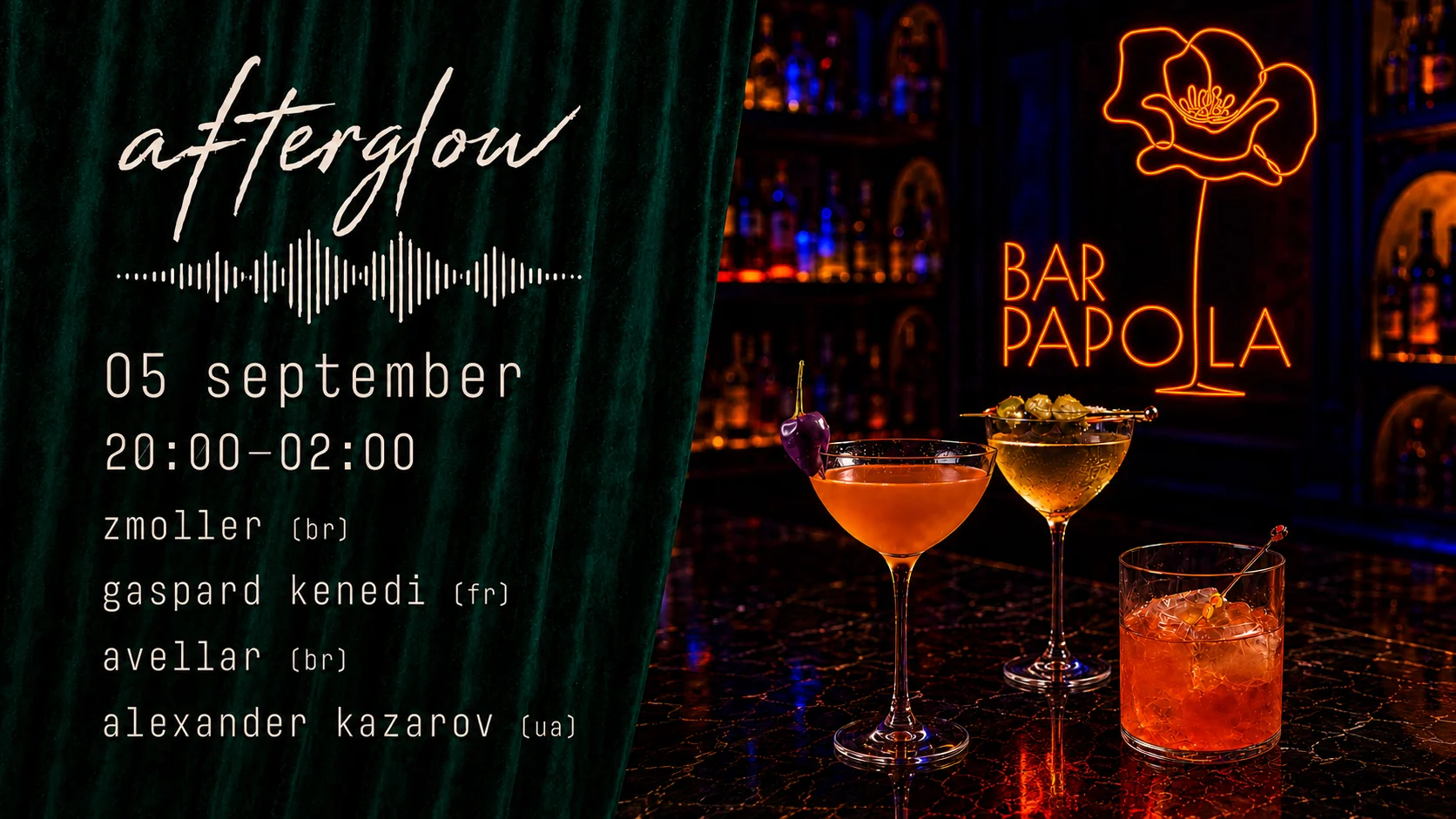House Music & Cocktails · Afterglow At Papoila Bar · Lisbon