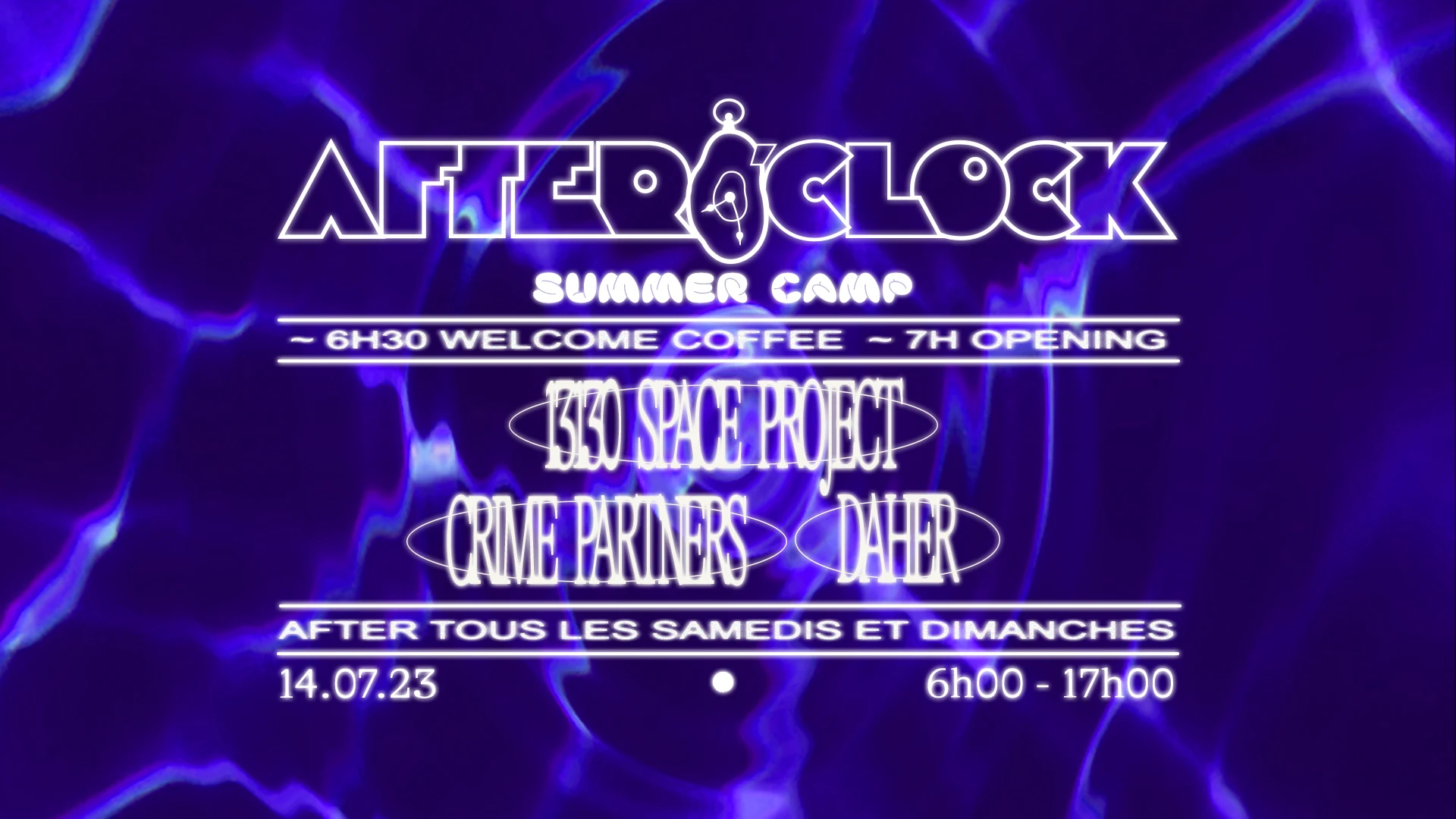After O'clock : Crime Partners, 13130 Space Project & Daher