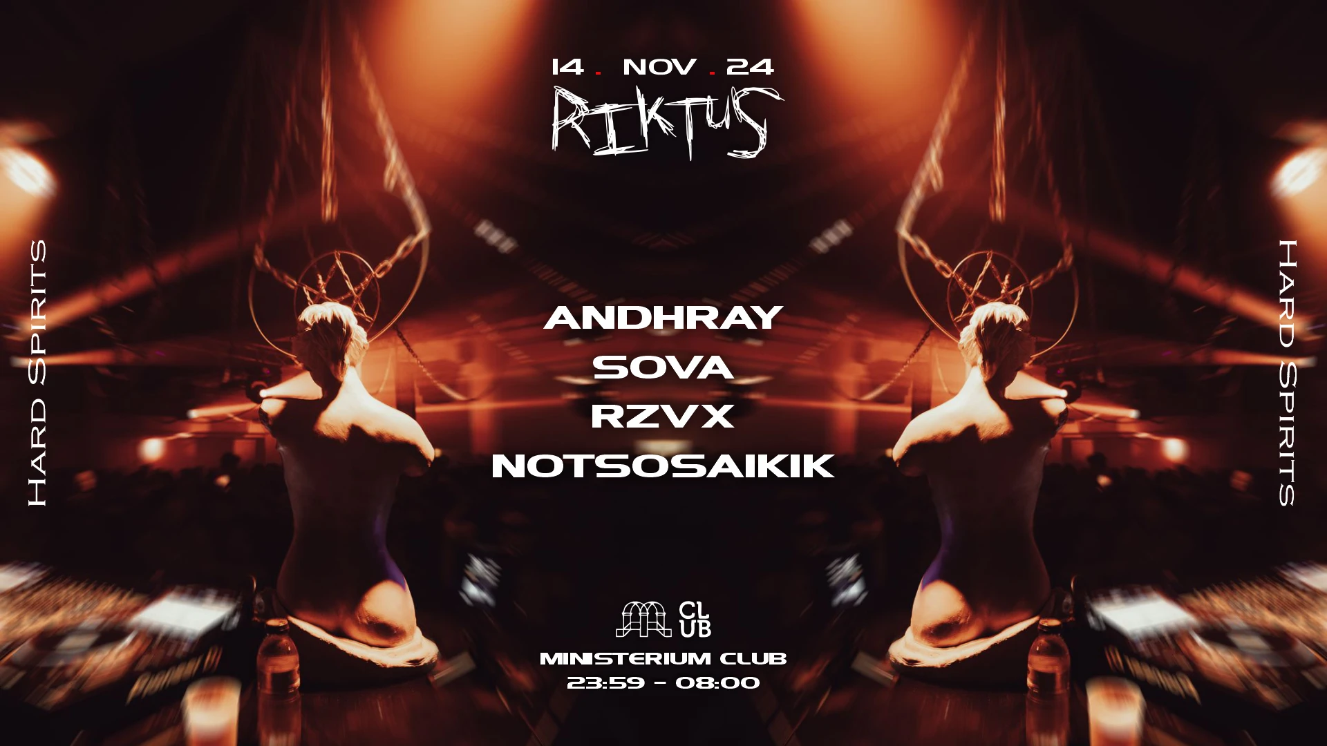 Riktus - Hard Spirits W/ Andhray, Sova, Rzvx And Notsosaikik