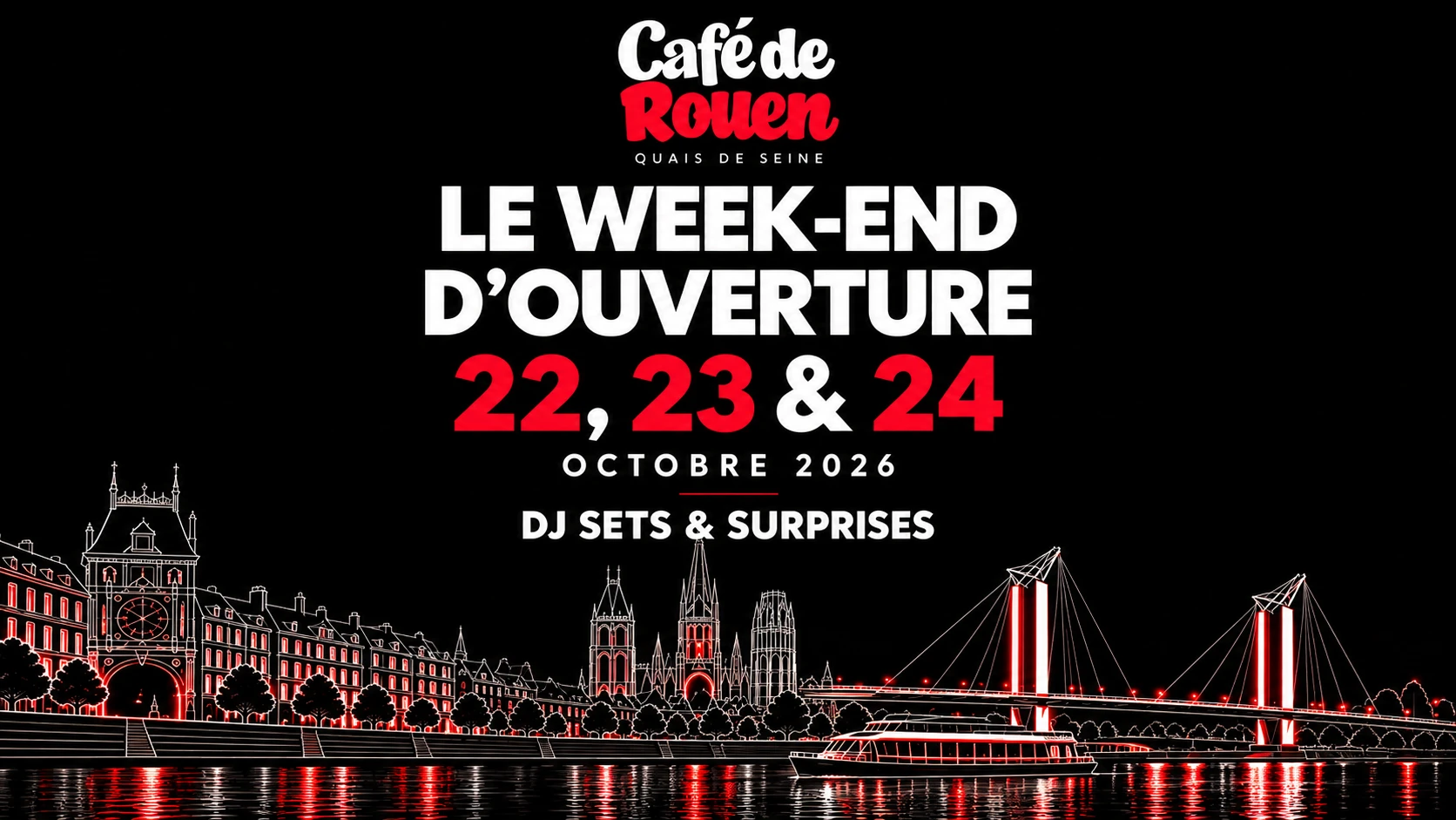 Café De Rouen Quais – L’Ouverture