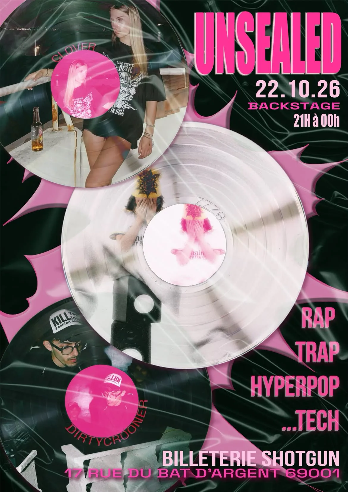 Dj Sets : Clover, Dirty Crooner Et Zzz9