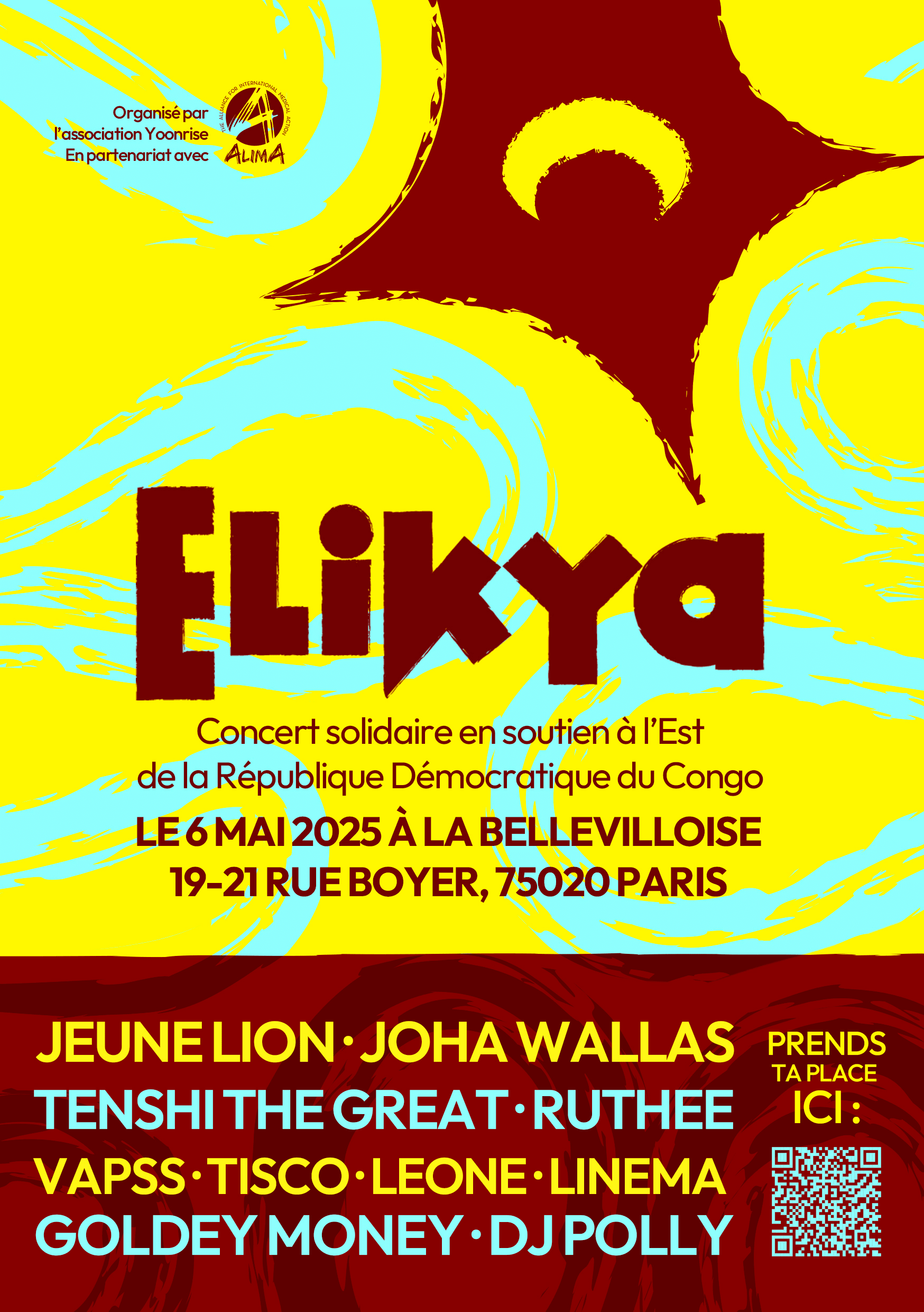 Elikya : Concert Solidaire Pour La Rdc