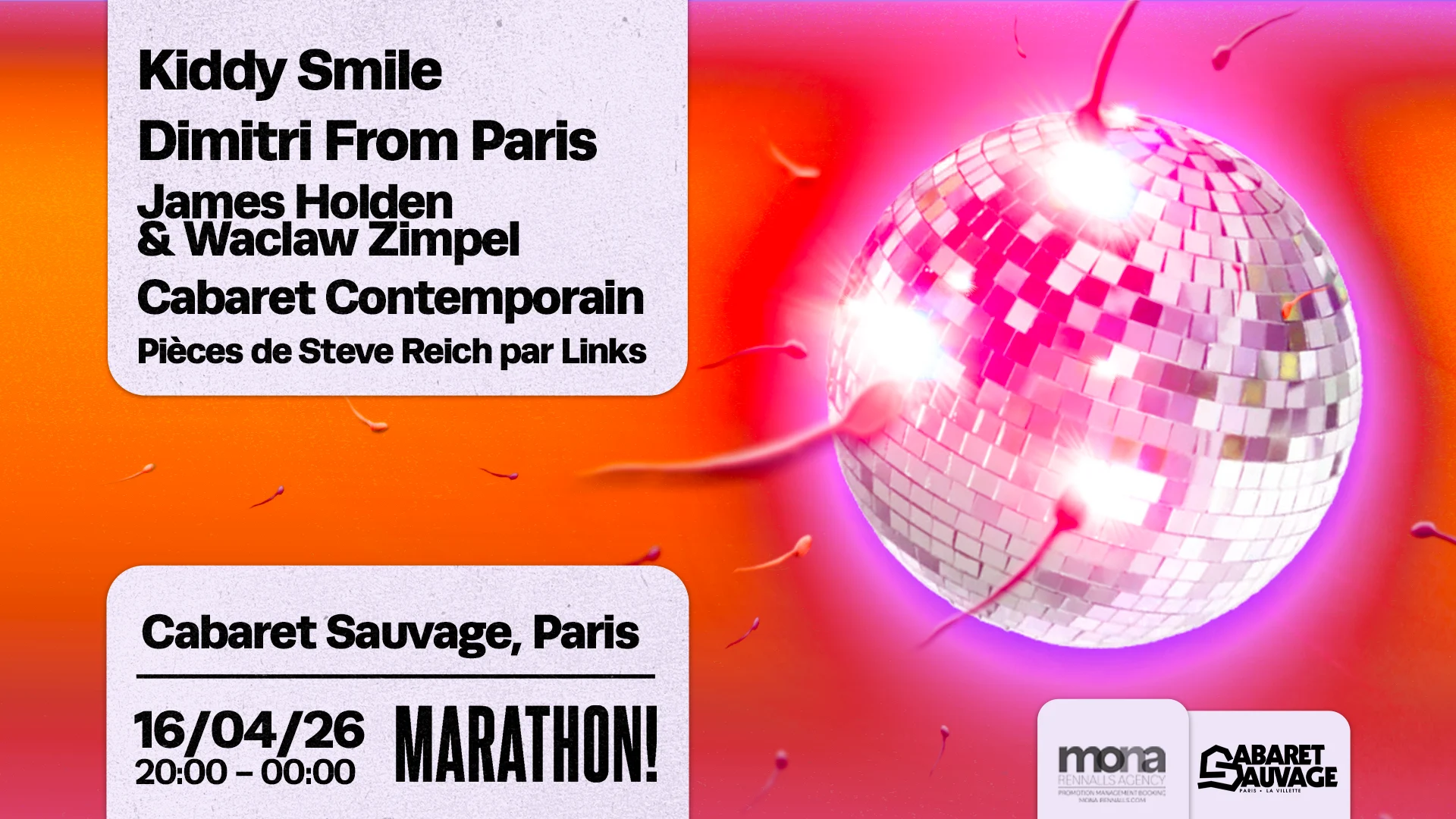 Marathon! Kiddy Smile, Dimitri From Paris, James Holden...