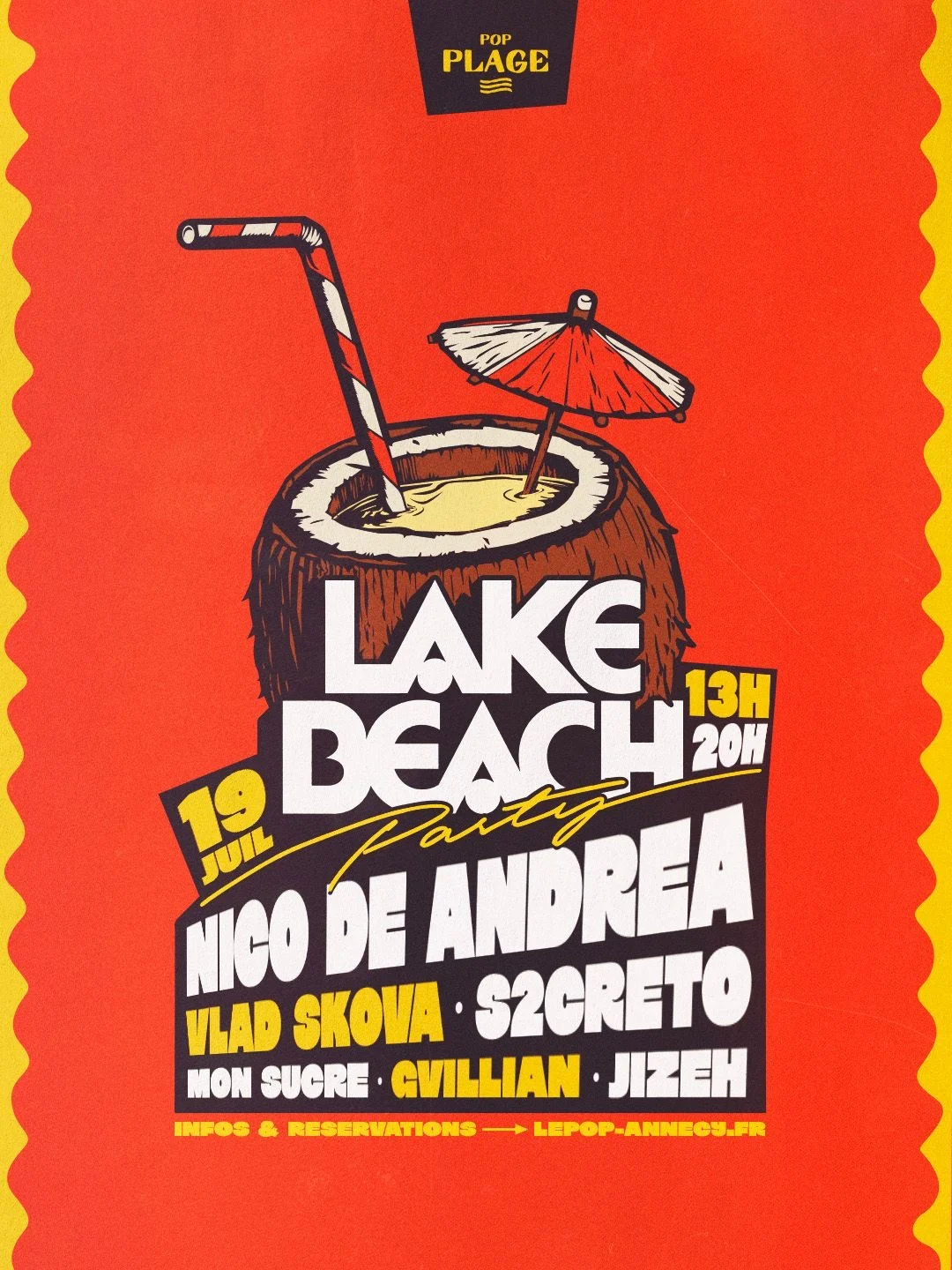 Lake Beach Party - Dimanche 19 Juillet