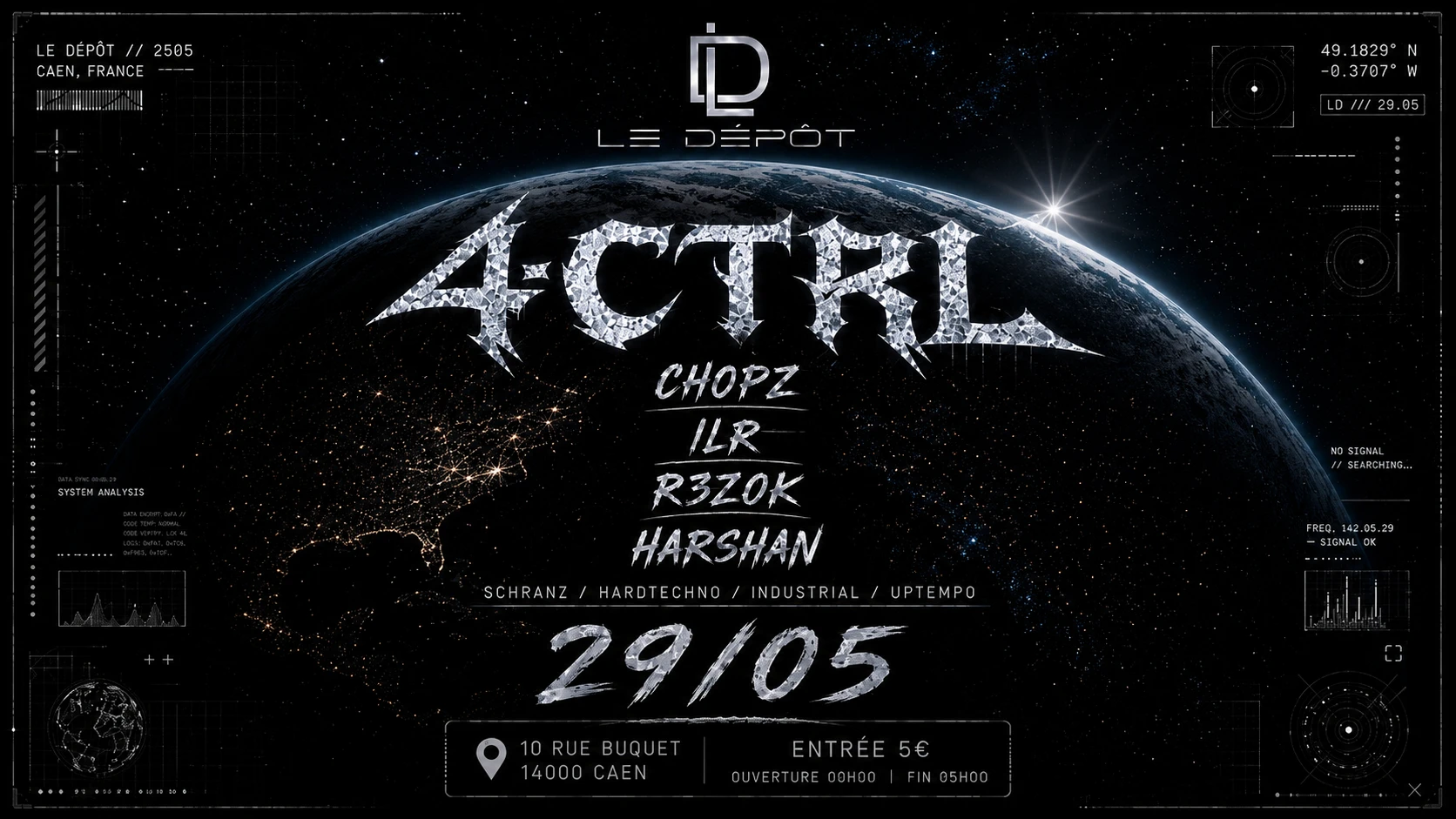 4-Ctrl Techno / Le Dépôt