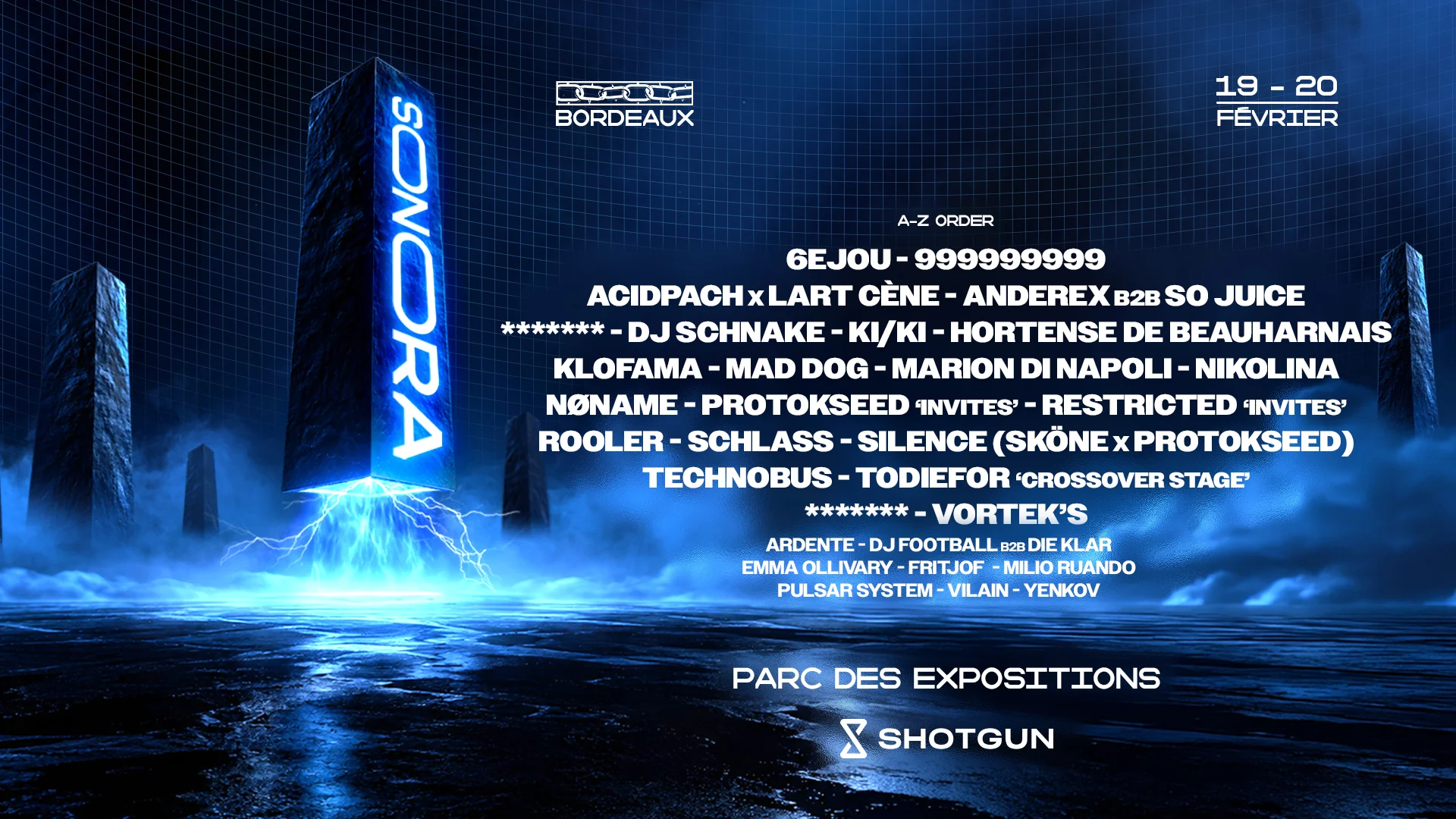 Sonora Bordeaux Winter : 19-20 Février