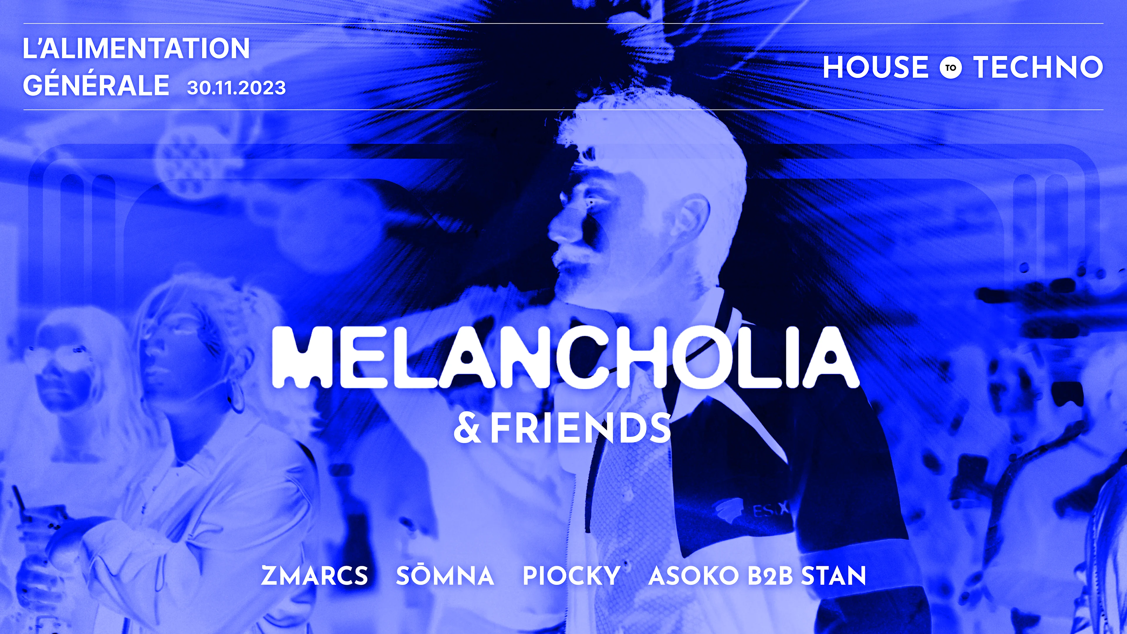 Melancholia & Friends: Somna, Zmarcs, Piocky, Asoko B2b Stan