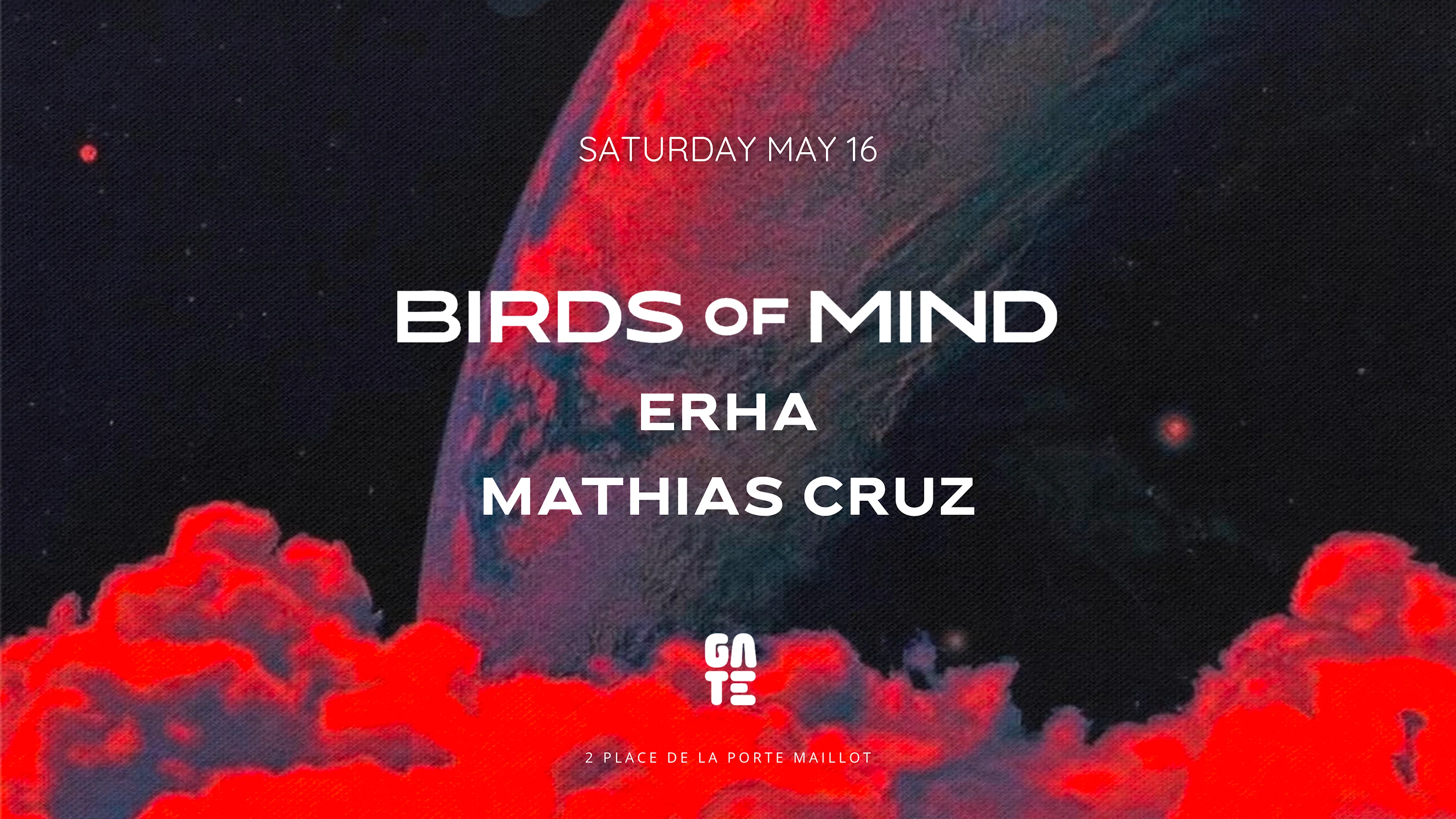 Birds Of Mind X Erha X Mathias Cruz At Gate Club Paris