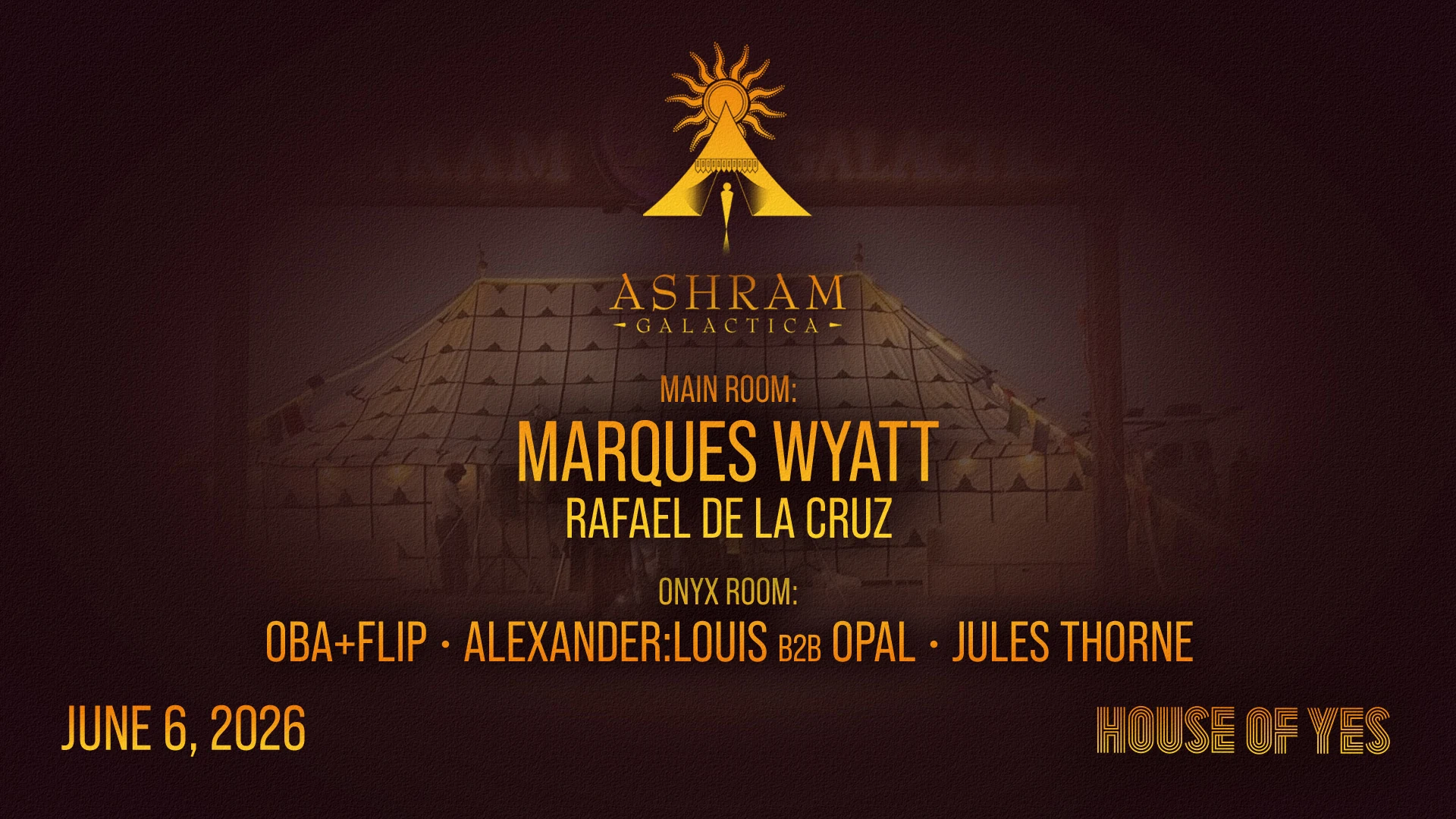 Ashram Galactica: Marques Wyatt, Rafael De La Cruz, Oba+Flip