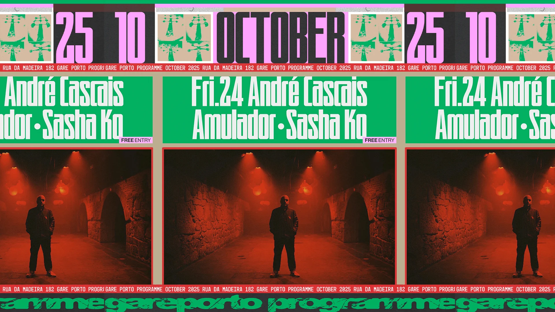 André Cascais, Amulador, Sasha Ko (Free Entry)