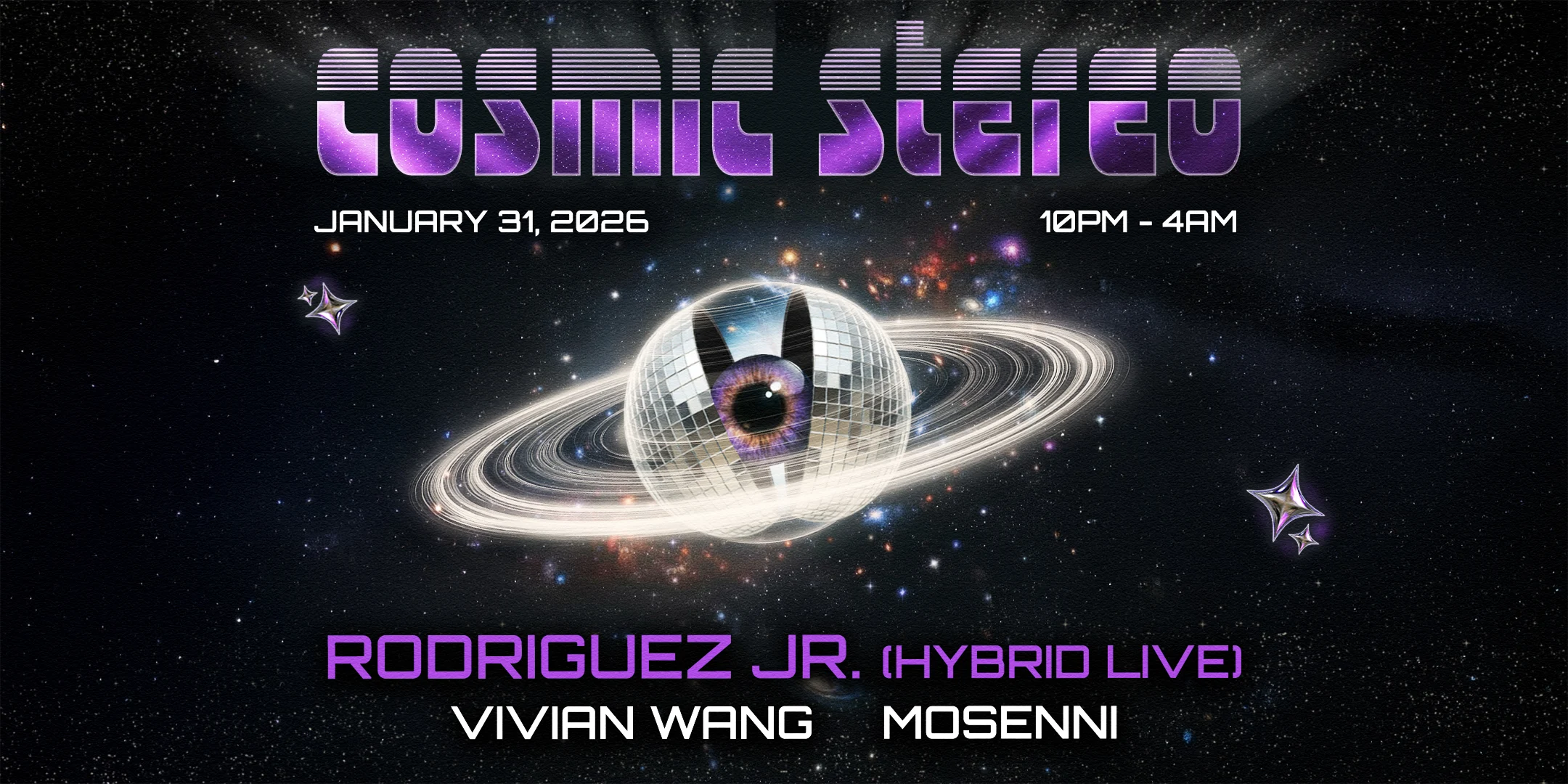 Cosmic Stereo: Rodriguez Jr., Vivian Wang, Mosenni