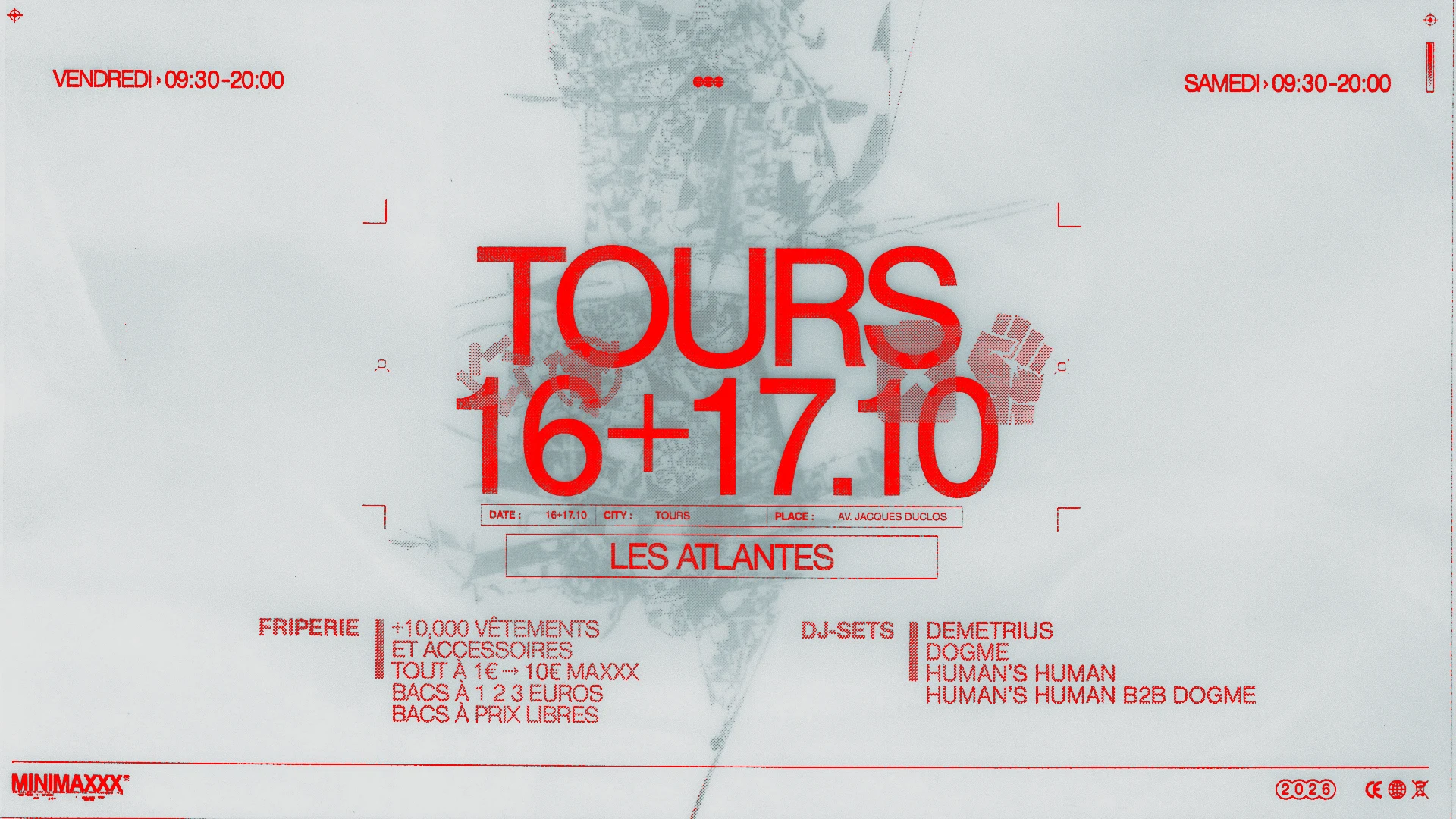 [Tours] Friperie + Dj-Sets + Designers
