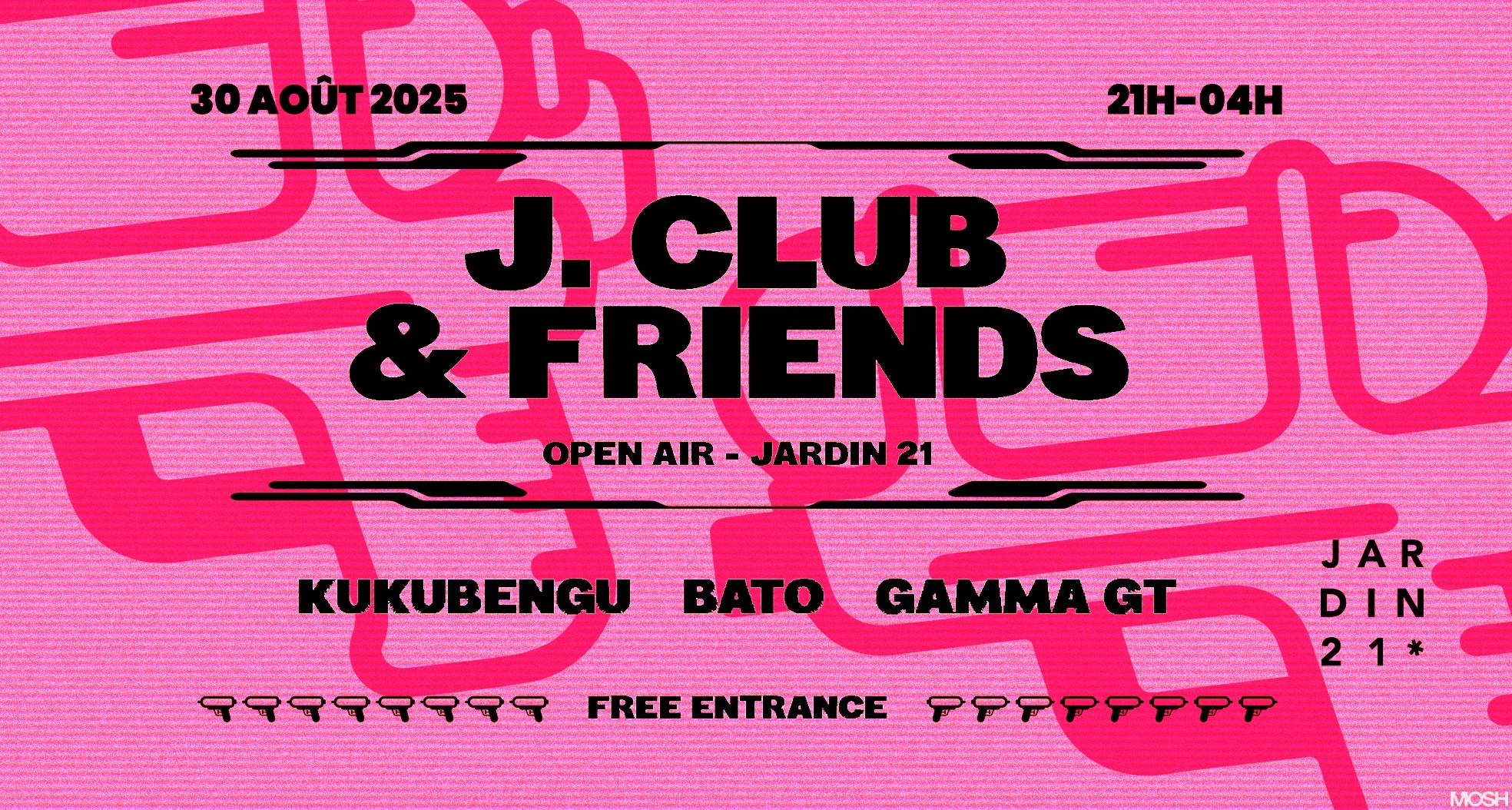 J Club & Friends X Jardin21 - Open Air