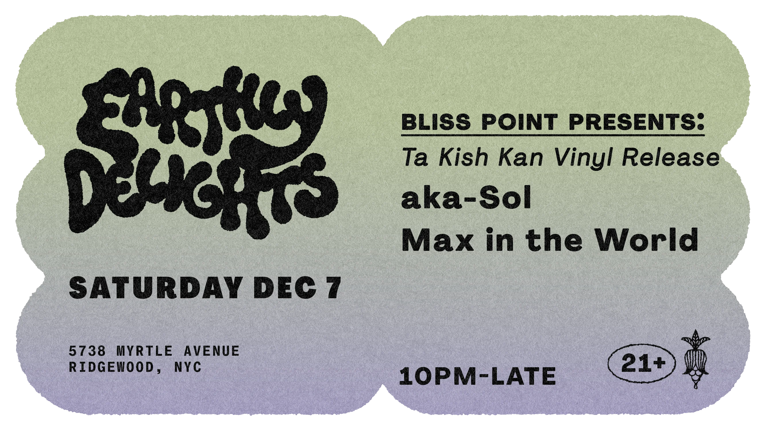 Bliss Point Presents: Ta Kish Kan Vinyl Release