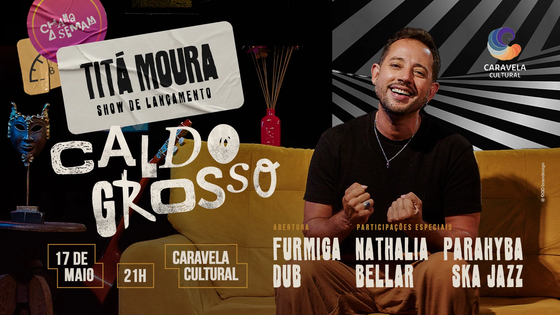 Titá Moura Lança Caldo Grosso