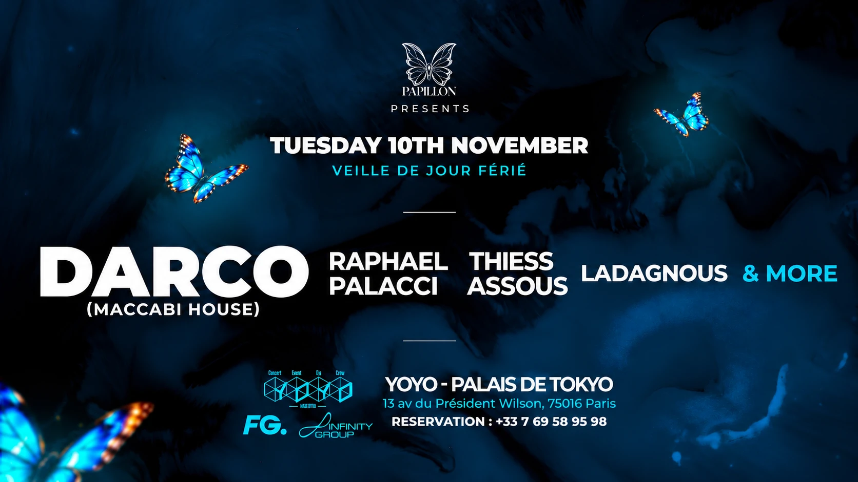 🦋 Papillon Invite Darco, Palacci, Ladagnous & More At Yo-Yo