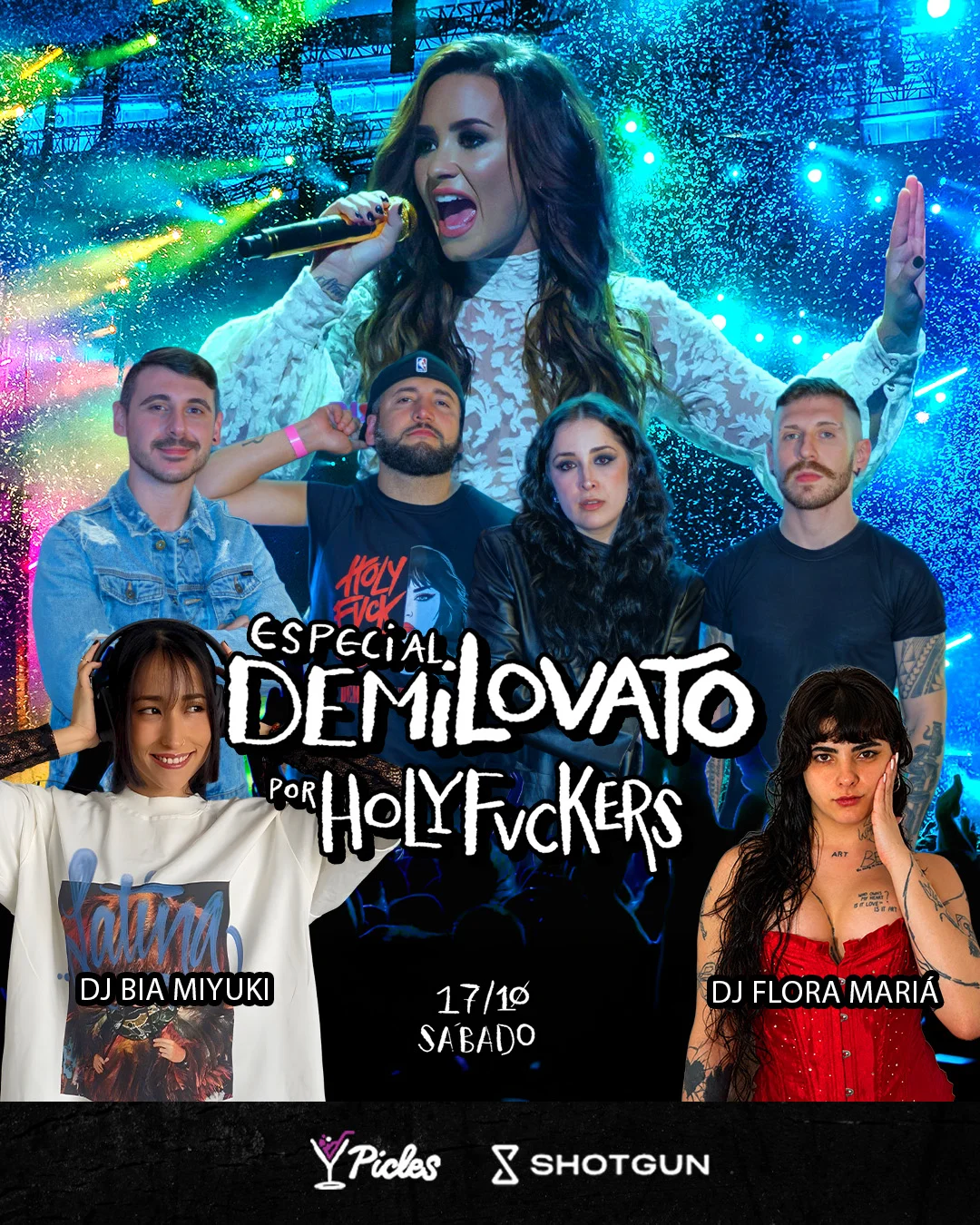 Divas Pop · Demi Lovato + Dj Flora Mariá + Dj Bia Miyuki