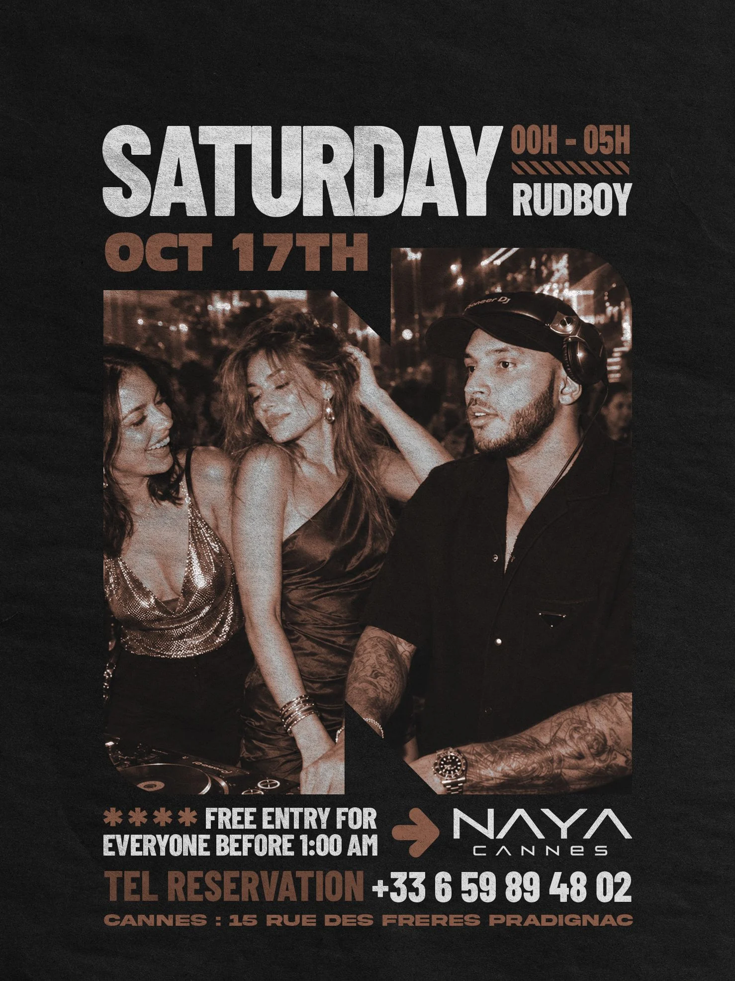 Saturday October 17th // Dj Rudboy