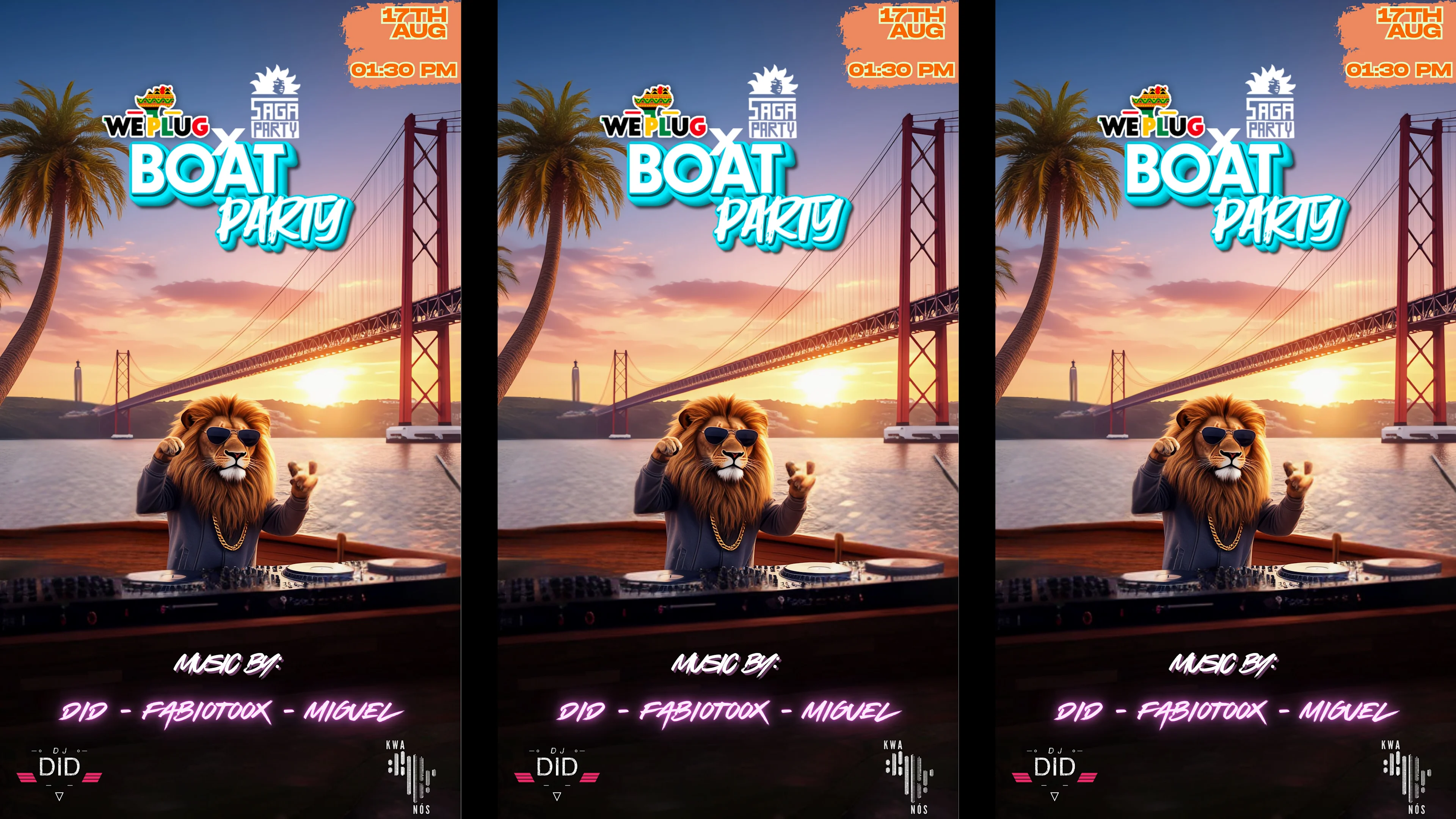 Boat Party Lisbon We Plug X Saga Party Part 2
