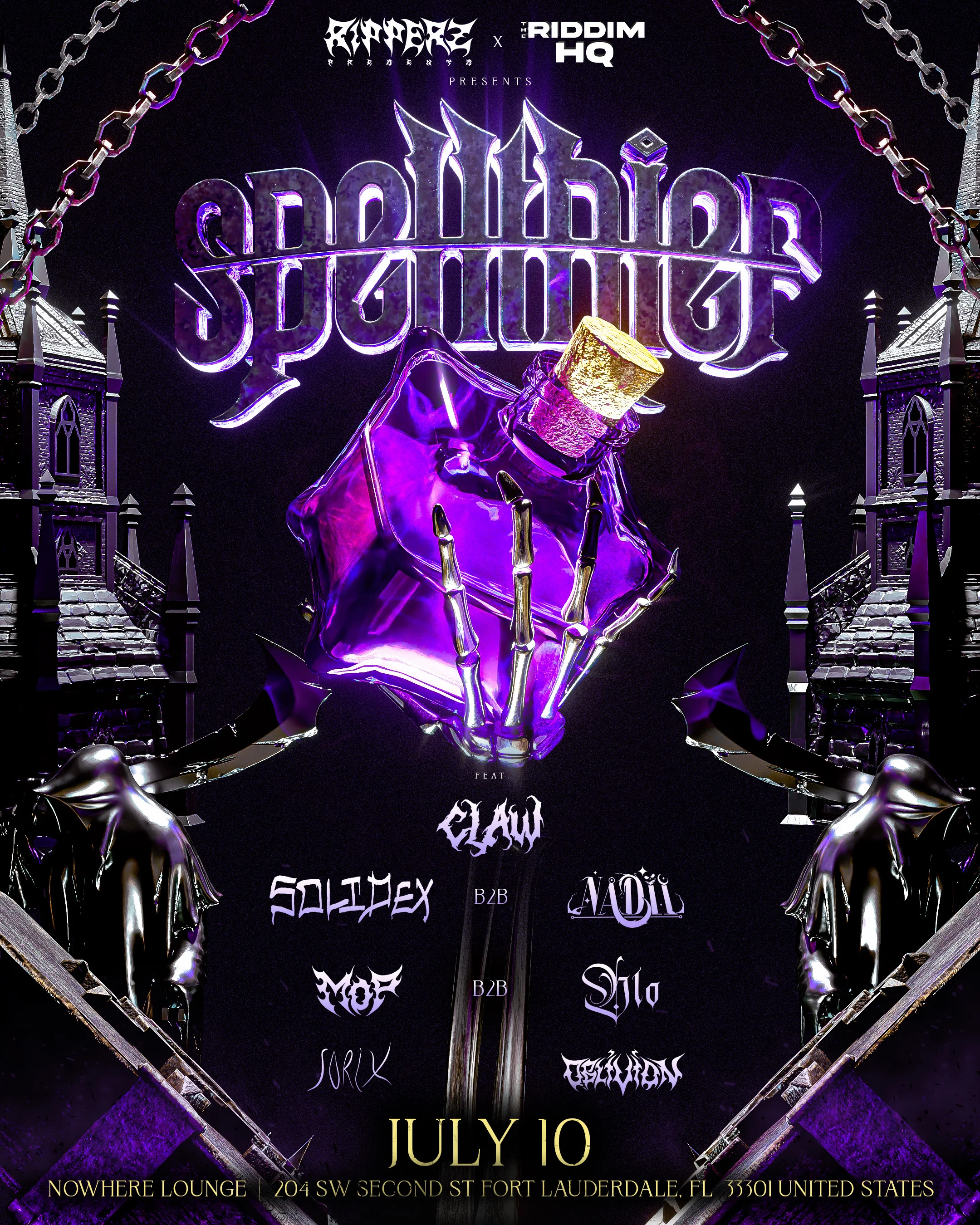 Riddim Hq & Ripperz Presents Spellthief