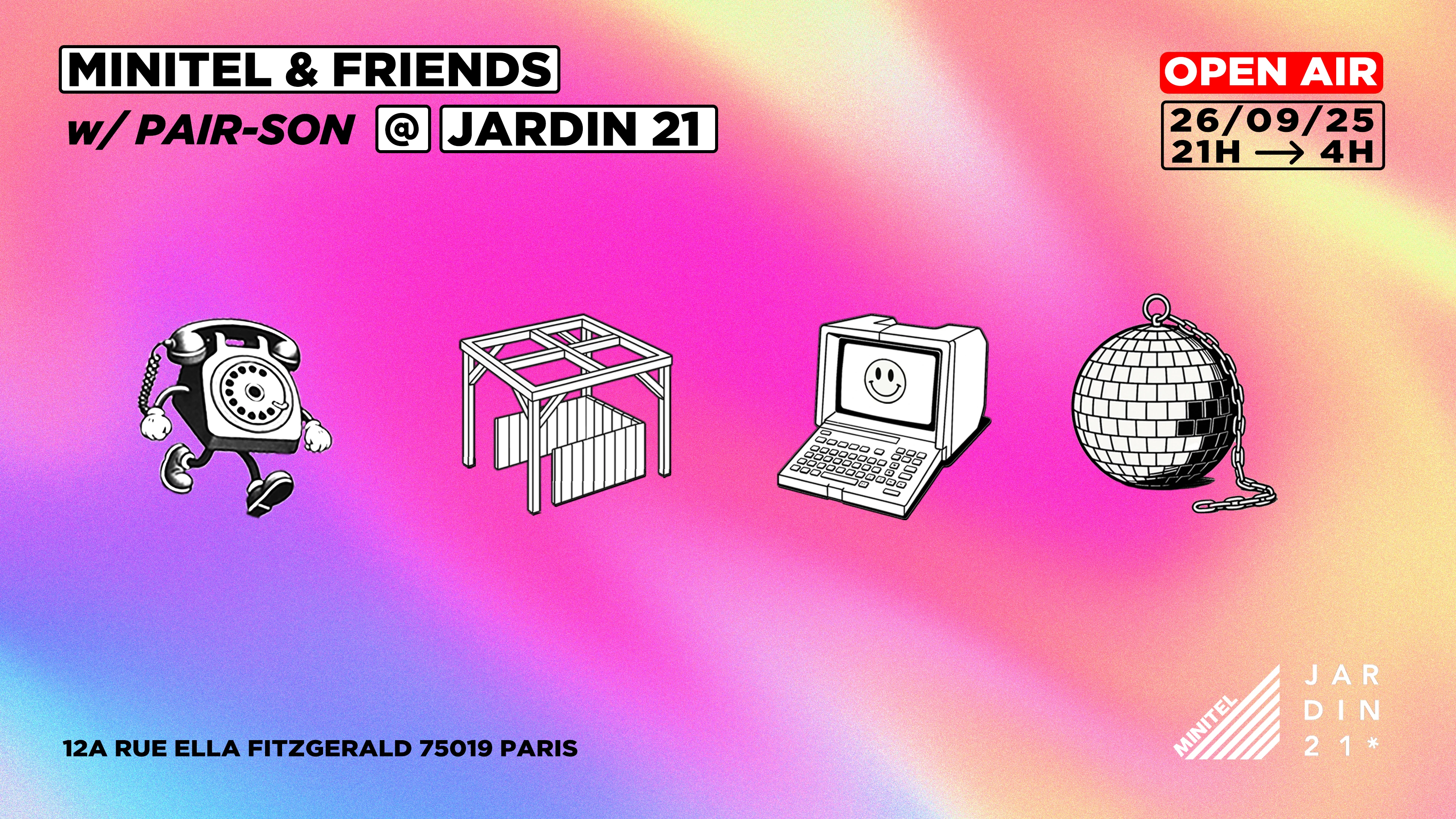Minitel X Jardin21 ~ Open Air