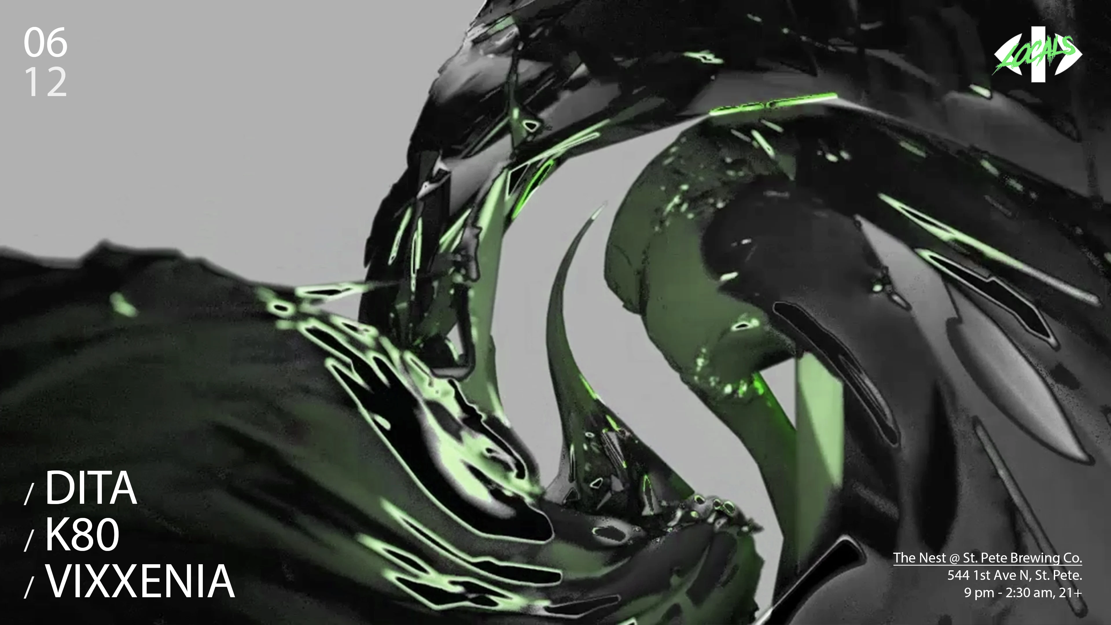 Fader.Locals Presents: Dita, K80 & Vixxenia