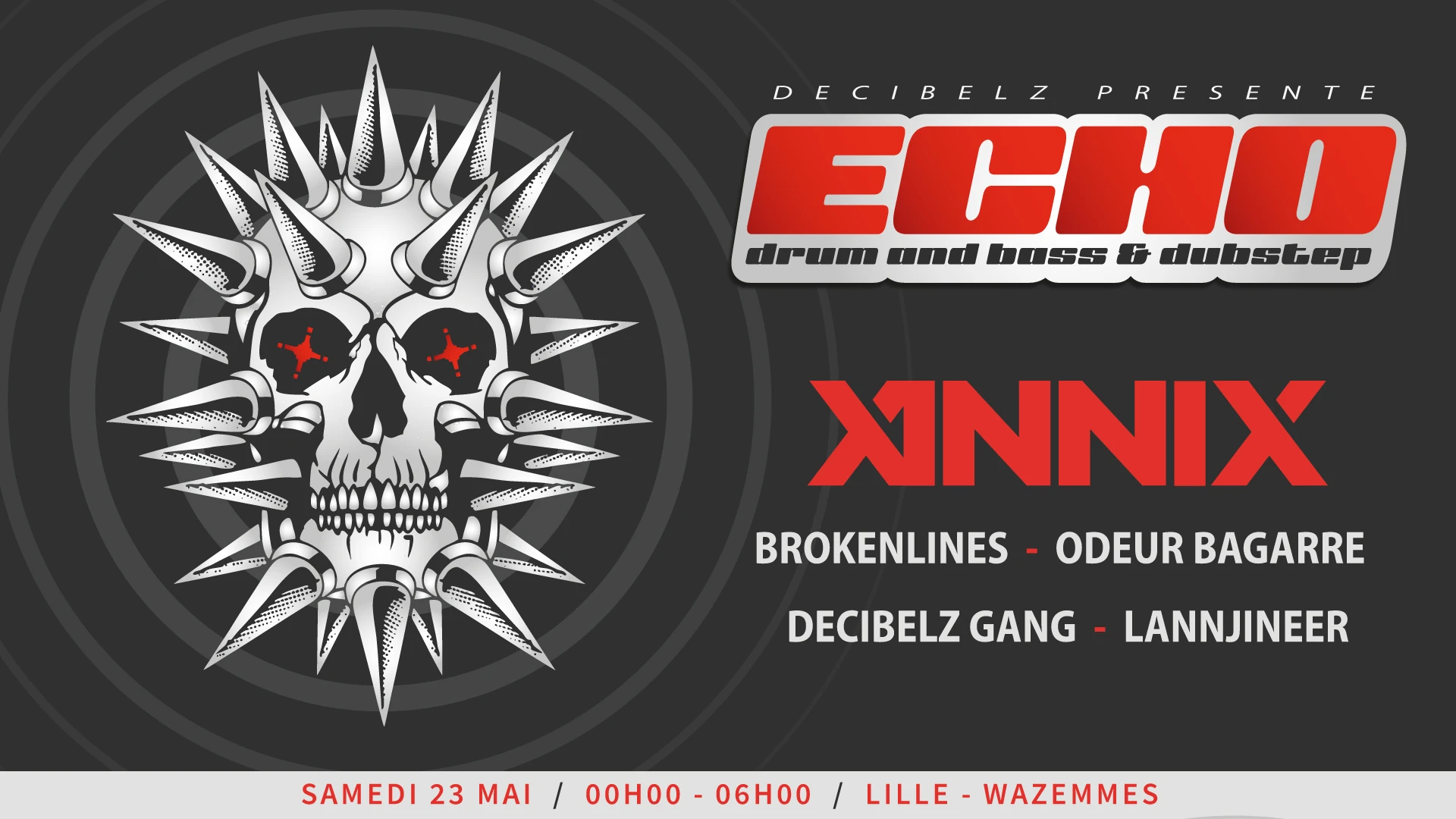 Decibelz Présente Echo - W/ Annix & Brokenlines