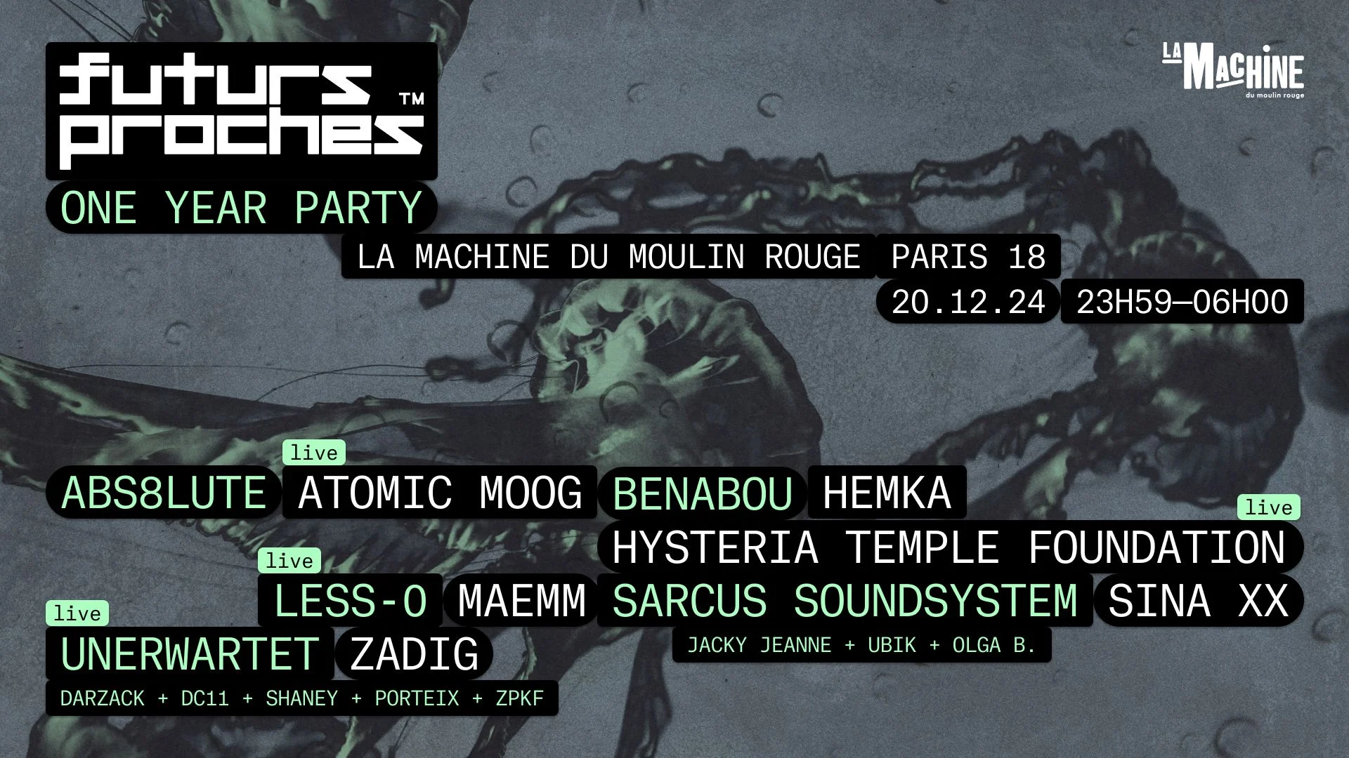Futurs Proches : One Year Party