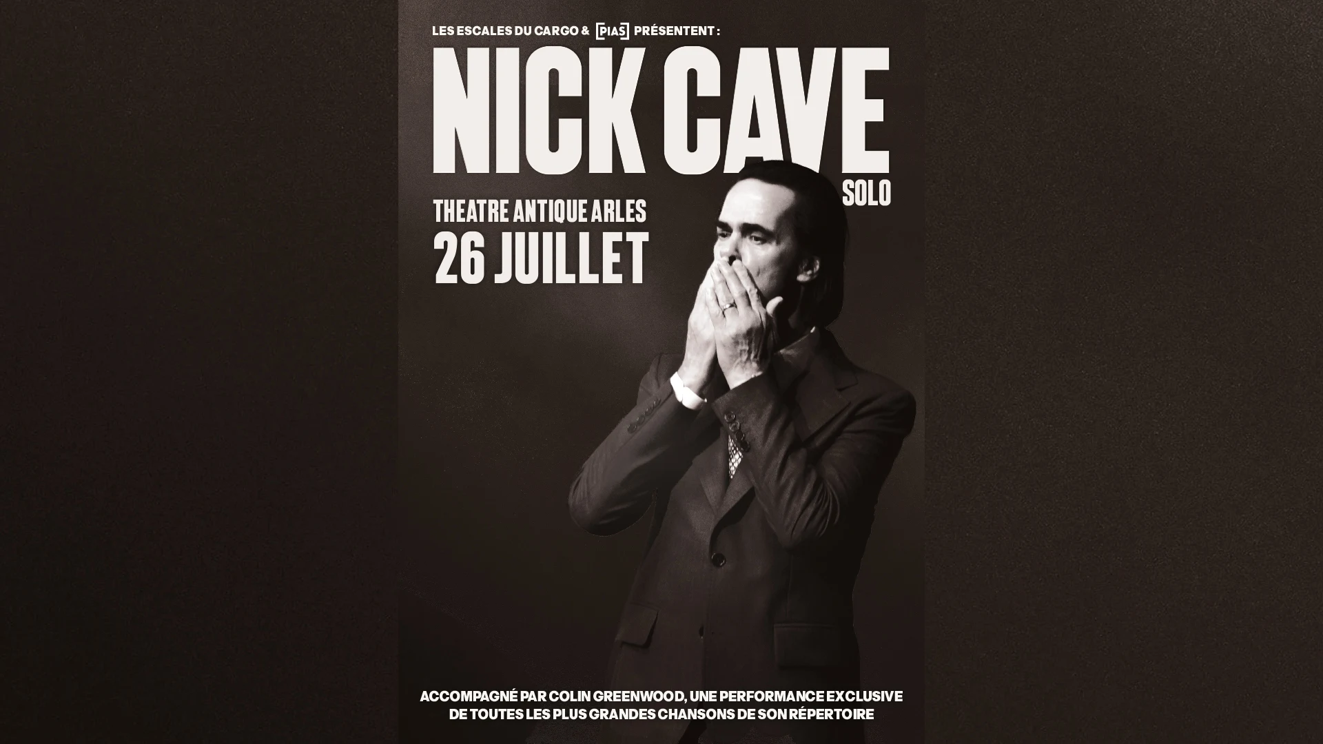 Nick Cave Solo And Colin Greenwood