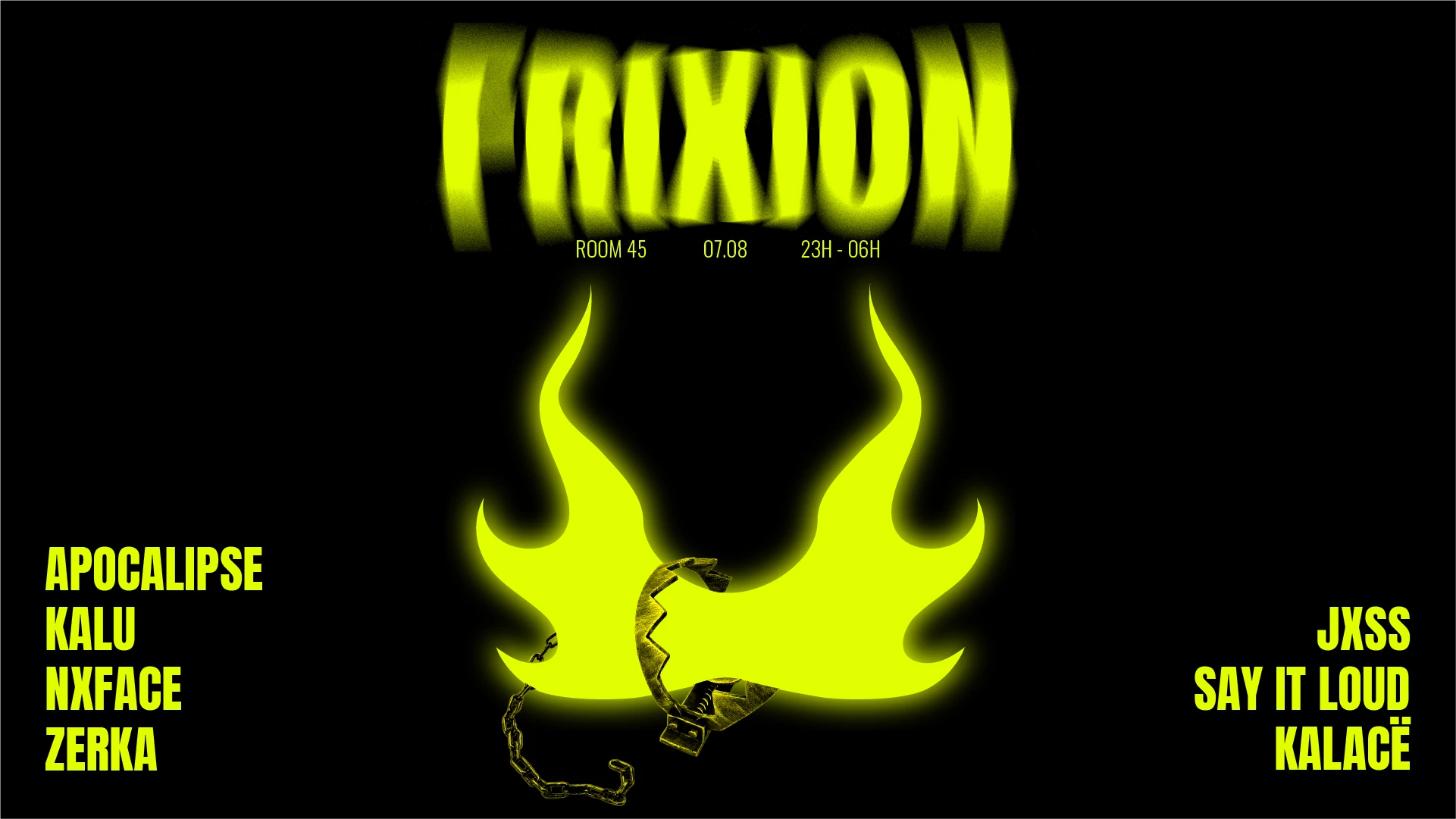 Frixion : Apocalipse, Kalu, Nxface, Zerka...