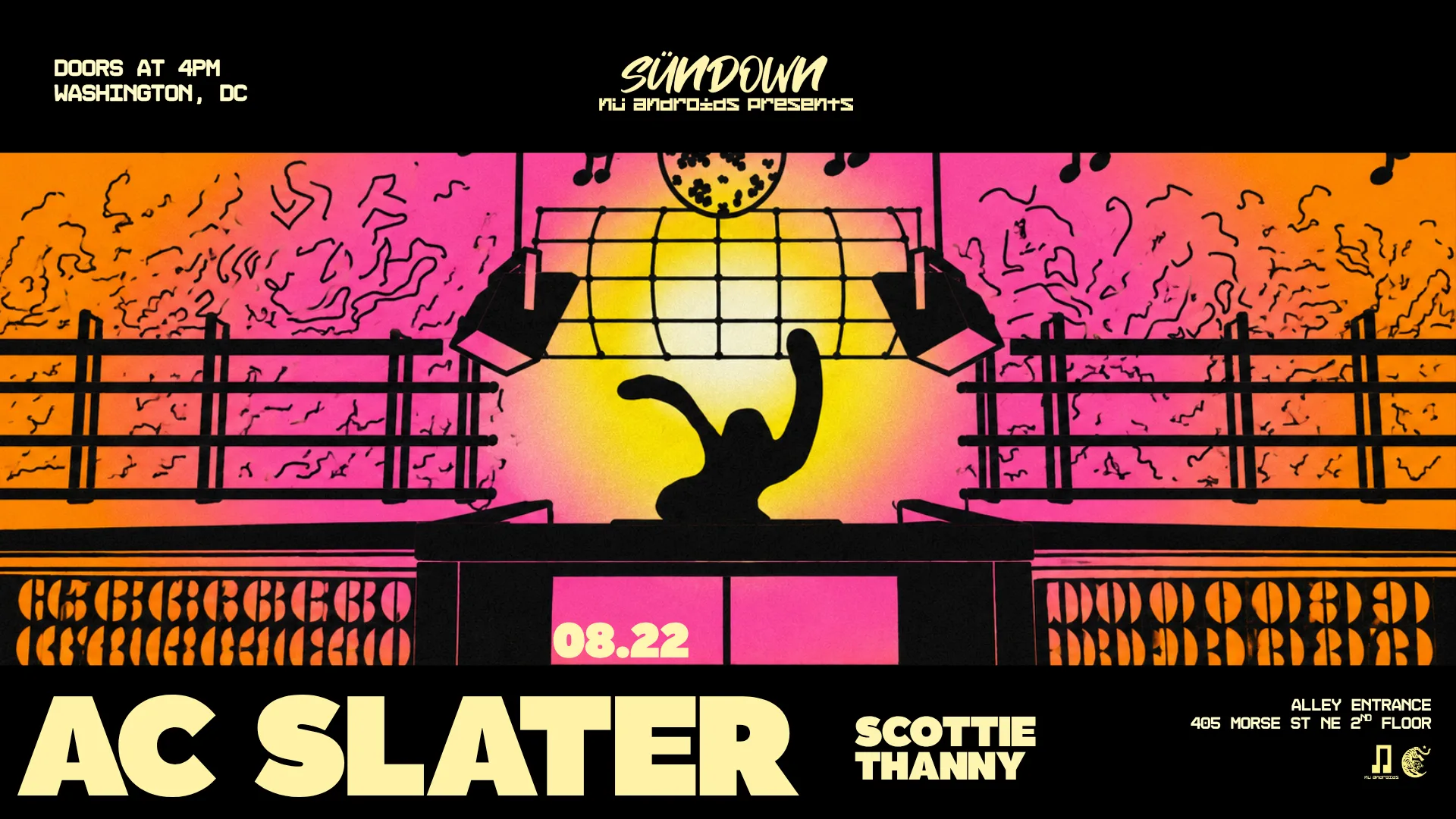 Nü Androids Presents Sündown: Ac Slater