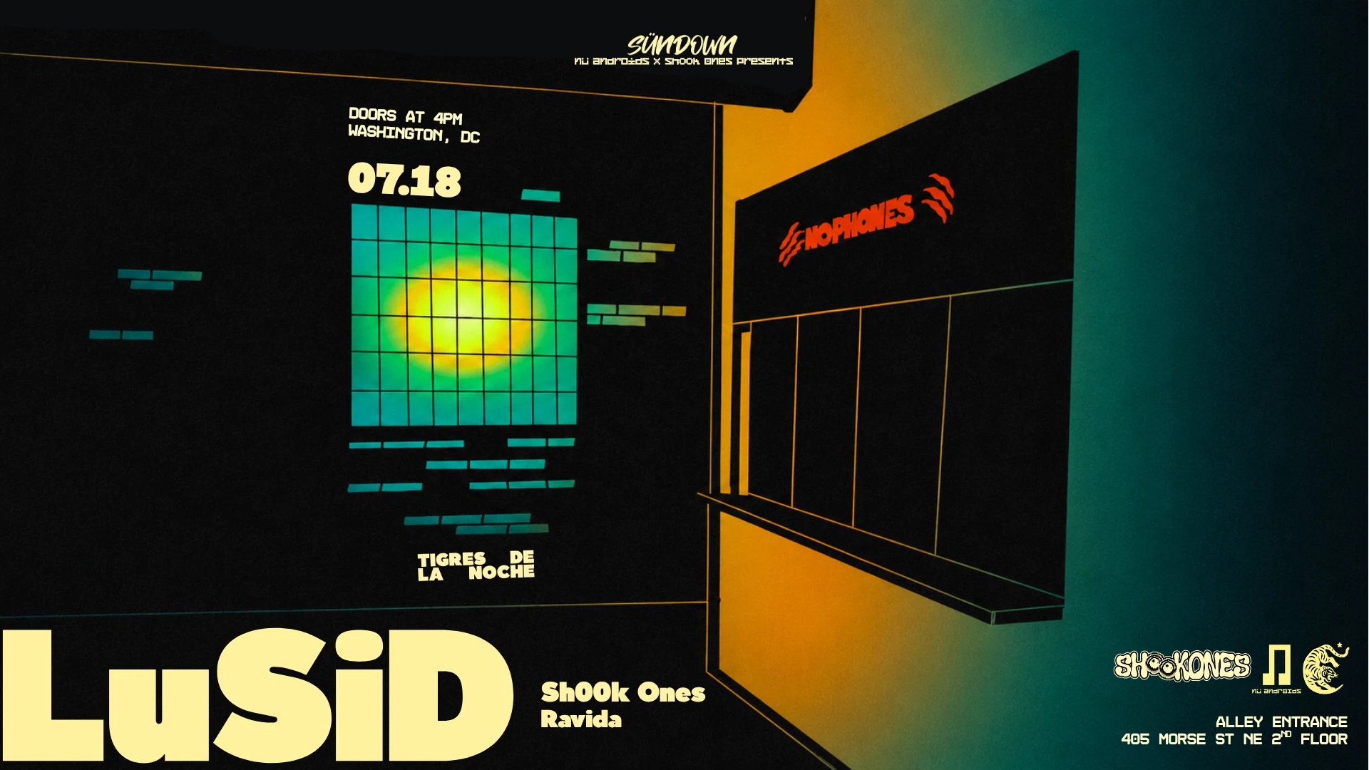 Nü Androids & Sh00k Ones Presents Sündown: Lusid