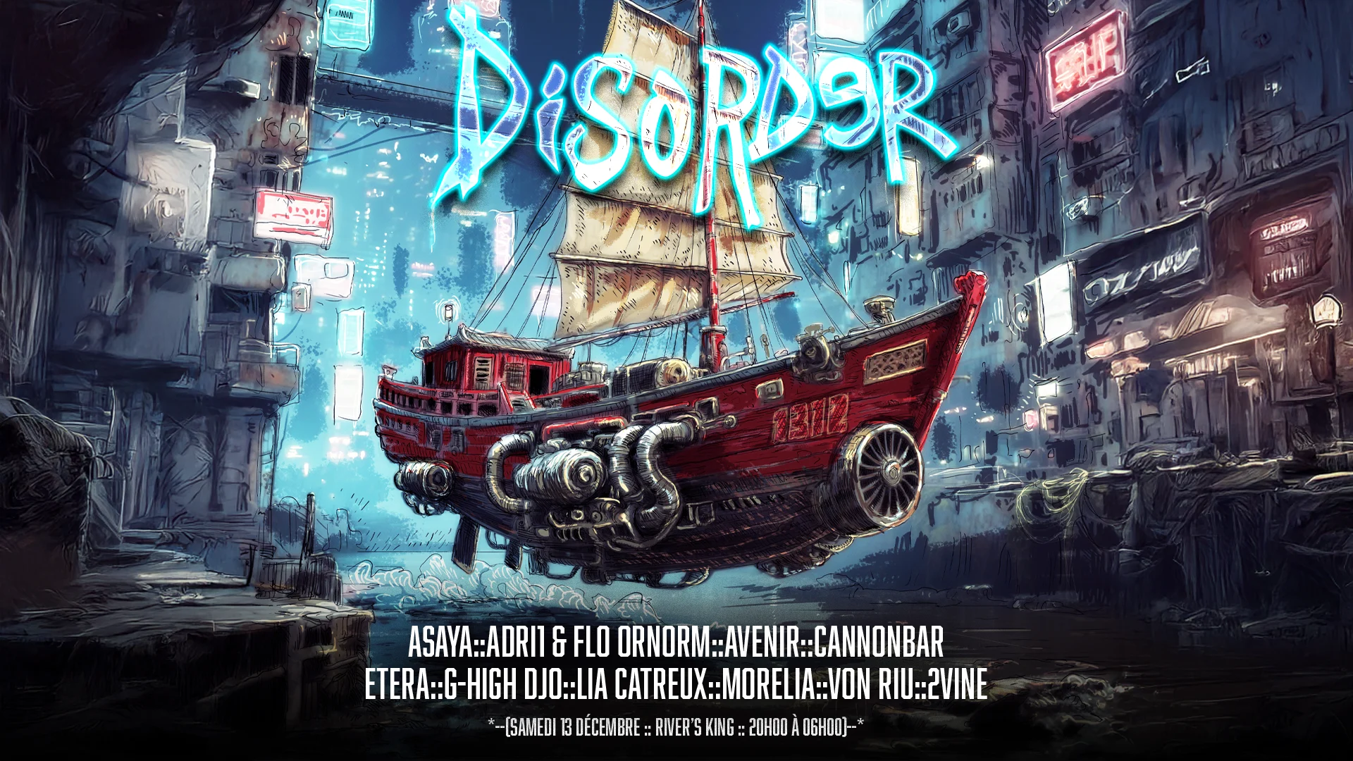 Disorder: Morelia, Asaya, Von Riu, Etera, Avenir, 2vine&More