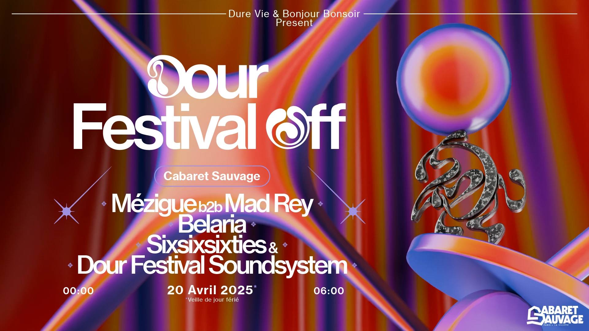 Dour Festival Off X Dure Vie W/ Mezigue B2b Mad Rey, Belaria