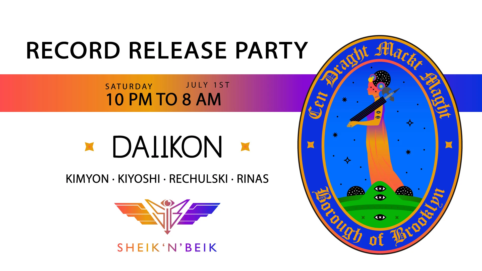 Sheik 'n' Beik Record Release Party - Crise Collective