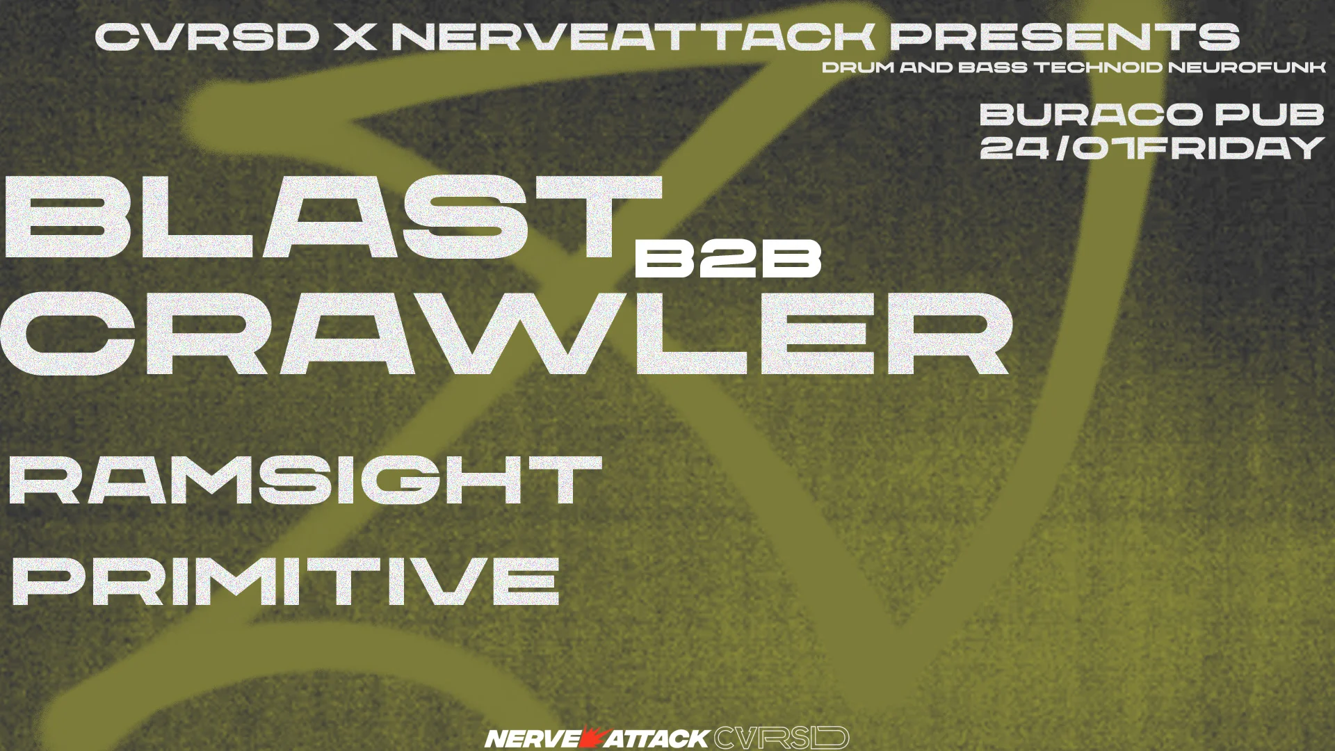 Cvrsd X Nerve Attack @ Buraco - Ovar - Drum And Bass