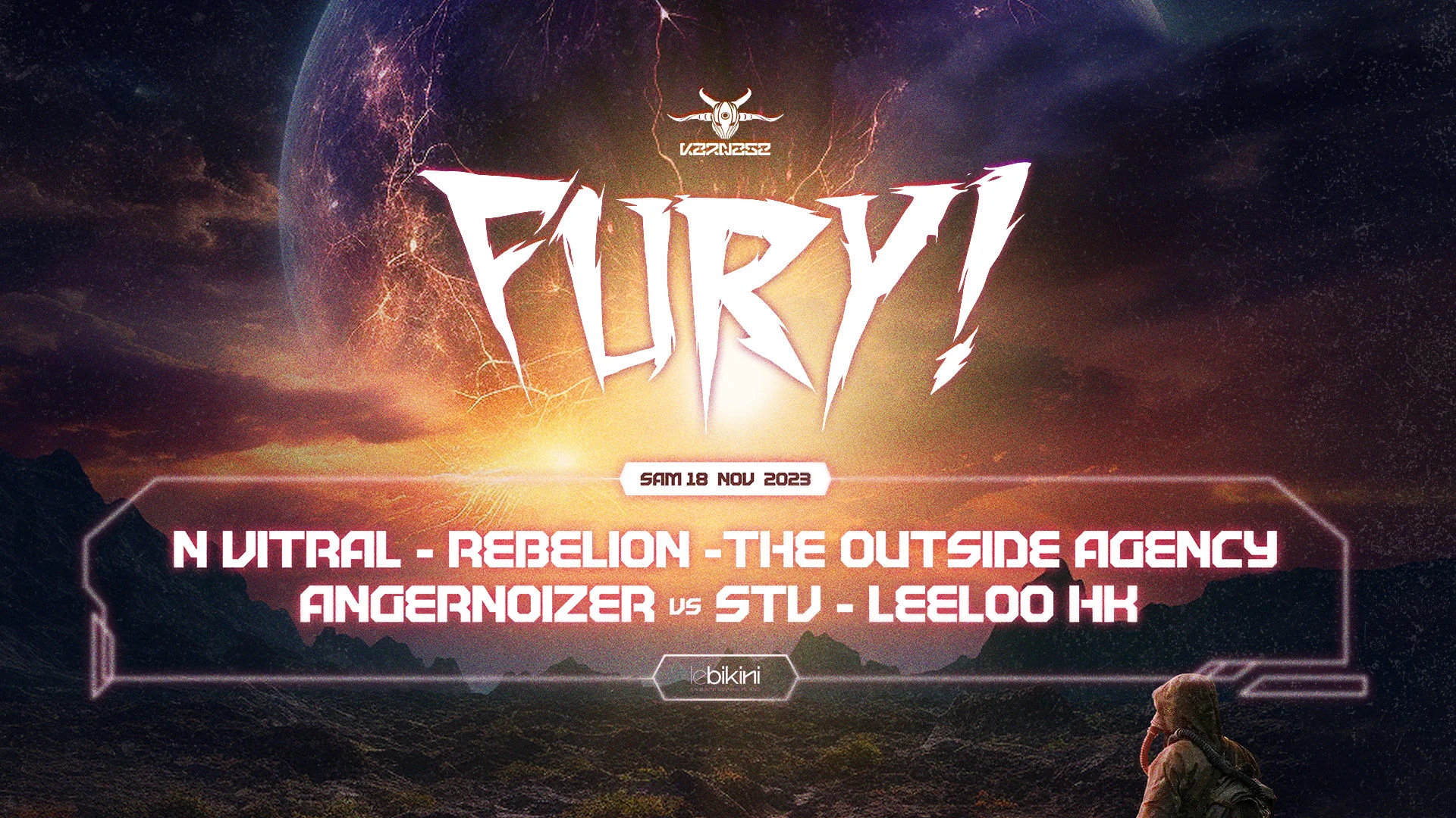 Fury!  W/ N Vitral, Rebelion, The Outside Agency...